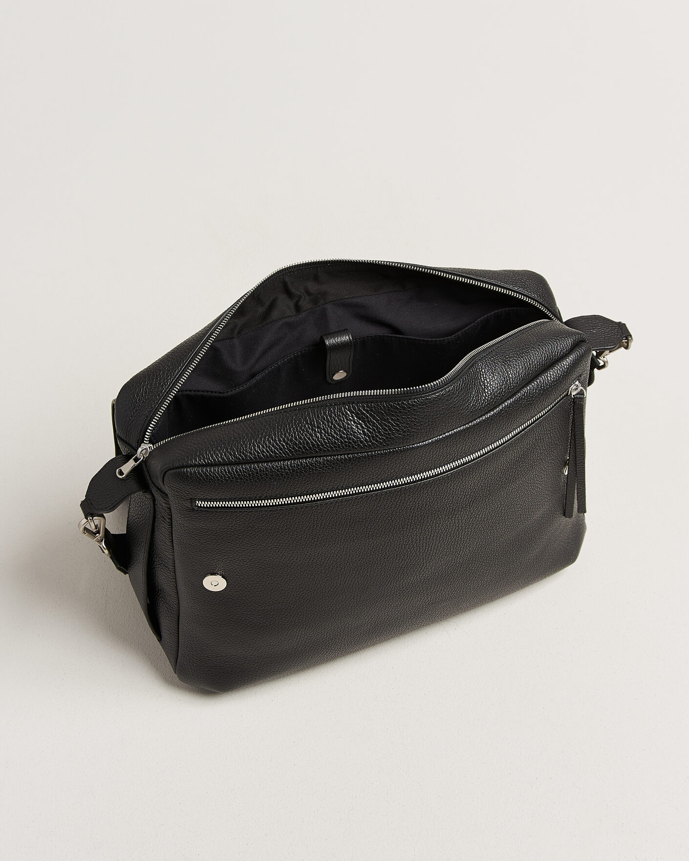 Herr | Väskor | NN07 | Port Satchel Grained Leather Briefcase Black