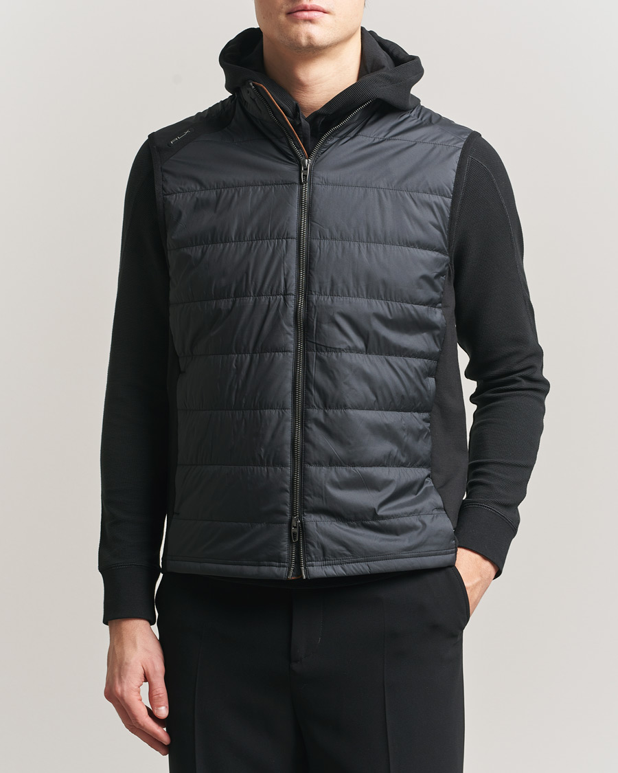Herr | Västar | RLX Ralph Lauren | Performance Wool Vest Polo Black