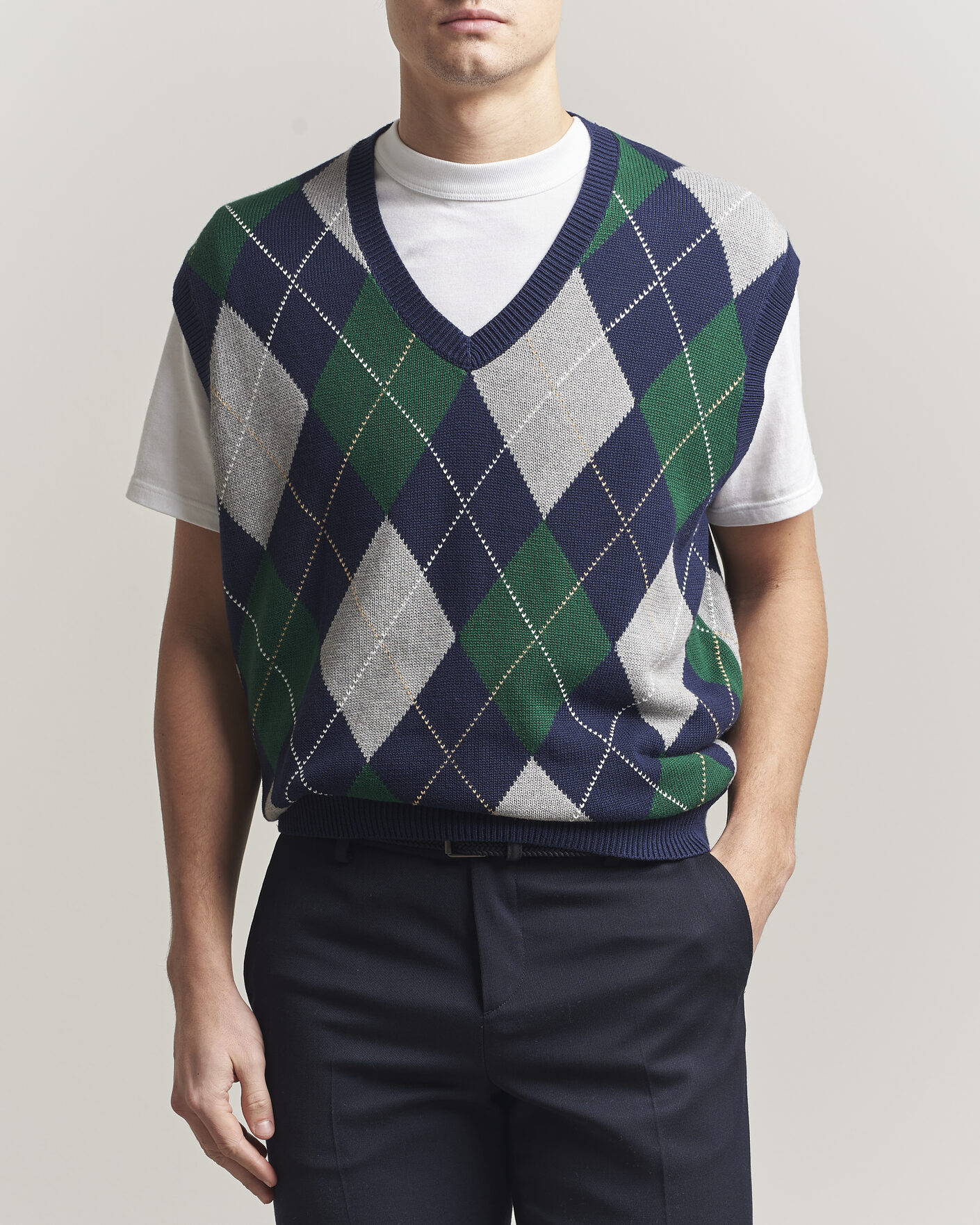 Herr | Golfkläder | RLX Ralph Lauren | Cotton Coolmax Vest Argyle Multi