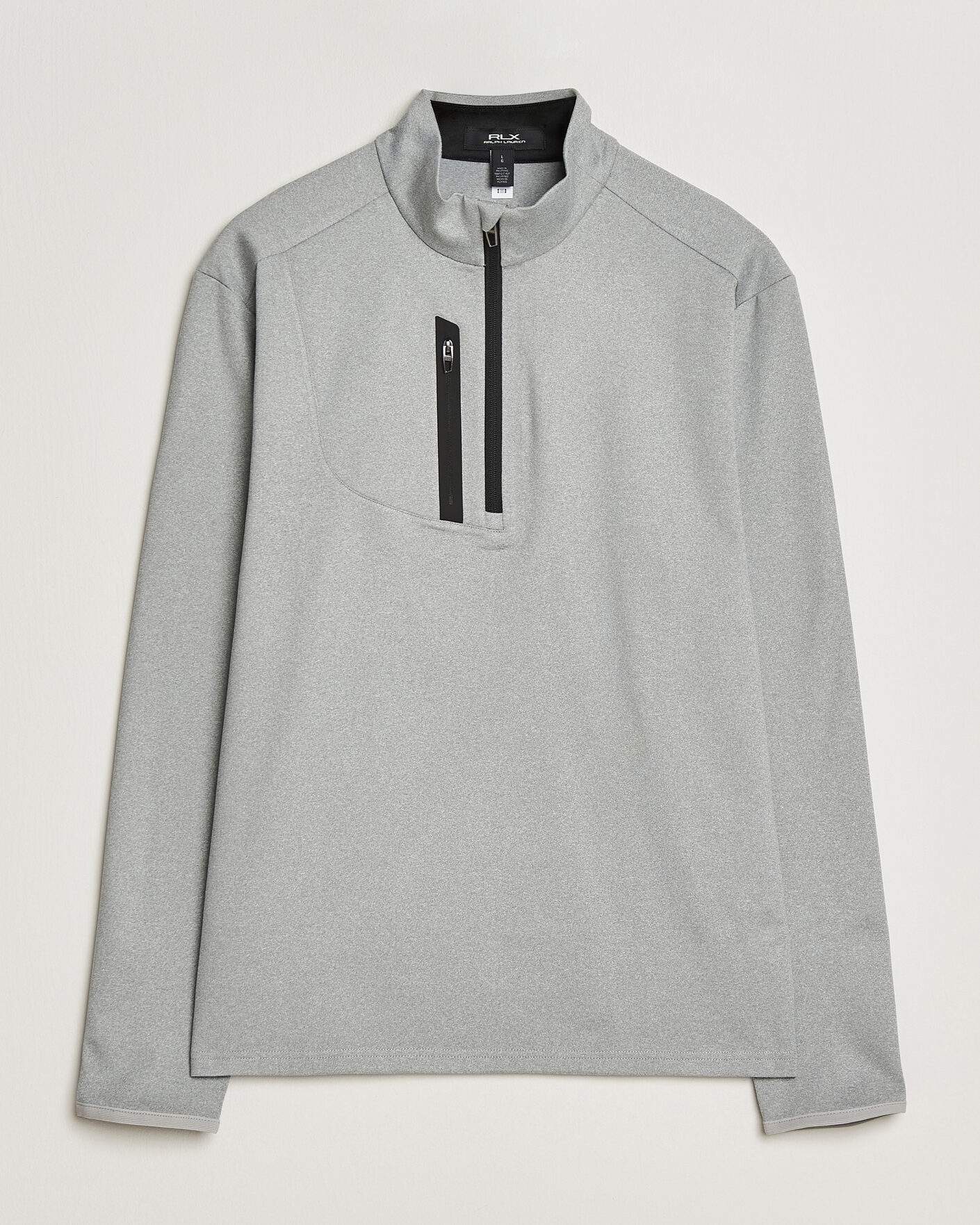 Herr | Golfkläder | RLX Ralph Lauren | Luxury Jersey Half Zip Andover Heather