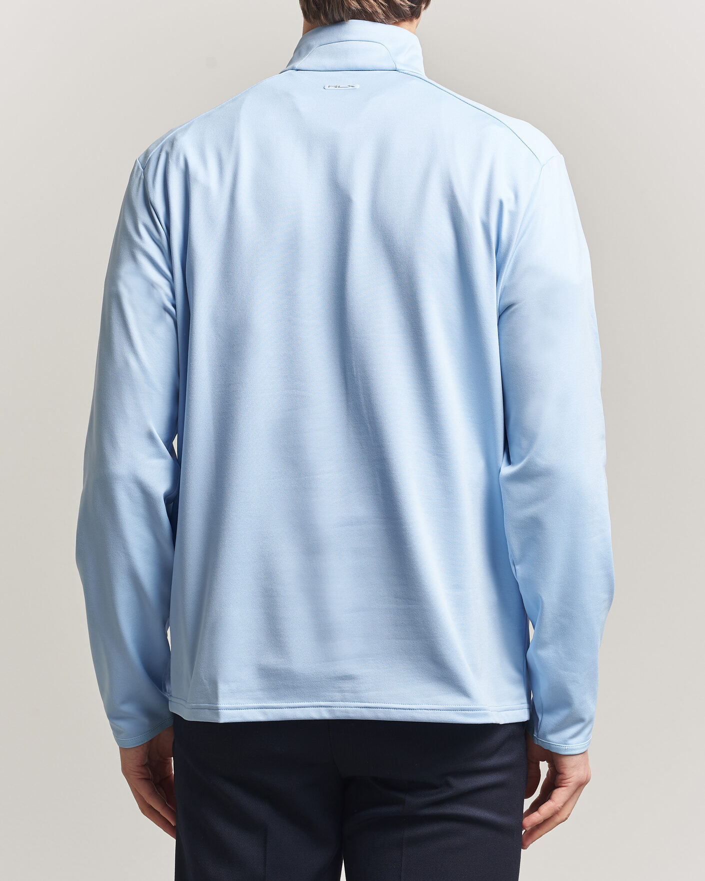 Herr | Golfkläder | RLX Ralph Lauren | Luxury Jersey Half Zip Office Blue