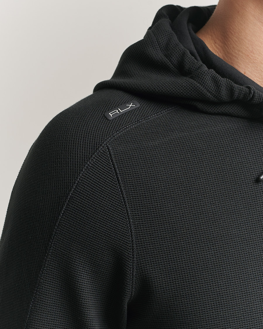 Herr | Tröjor | RLX Ralph Lauren | Tech Waffle Hoodie Polo Black