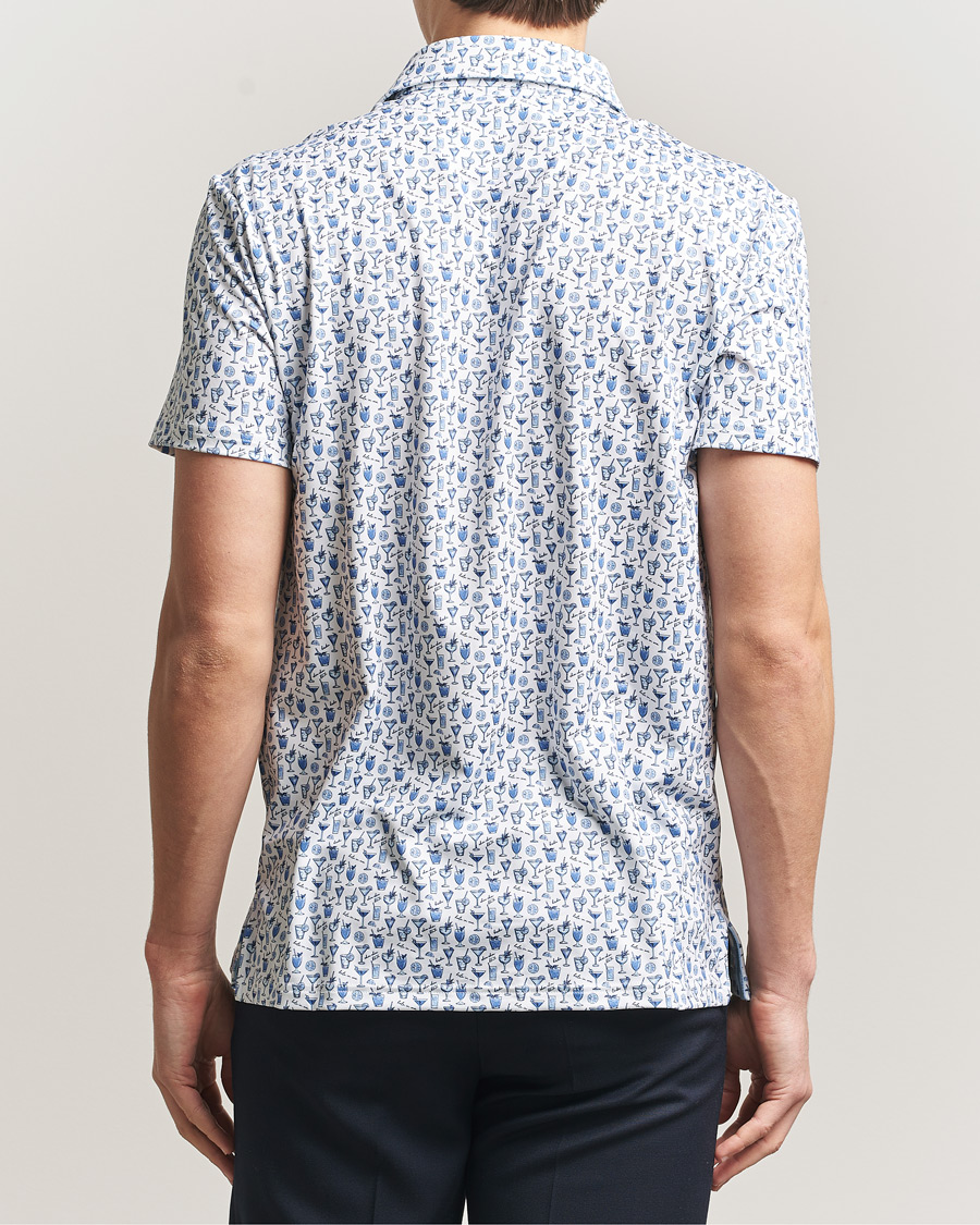 Herr | Pikéer | RLX Ralph Lauren | Airflow Polo Printed Ceramic White Chin