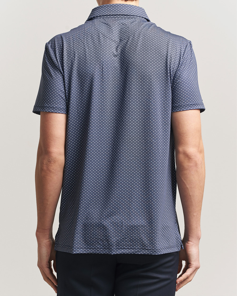 Herr | Pikéer | RLX Ralph Lauren | Airflow Polo Printed Navy Magnolia Diamond