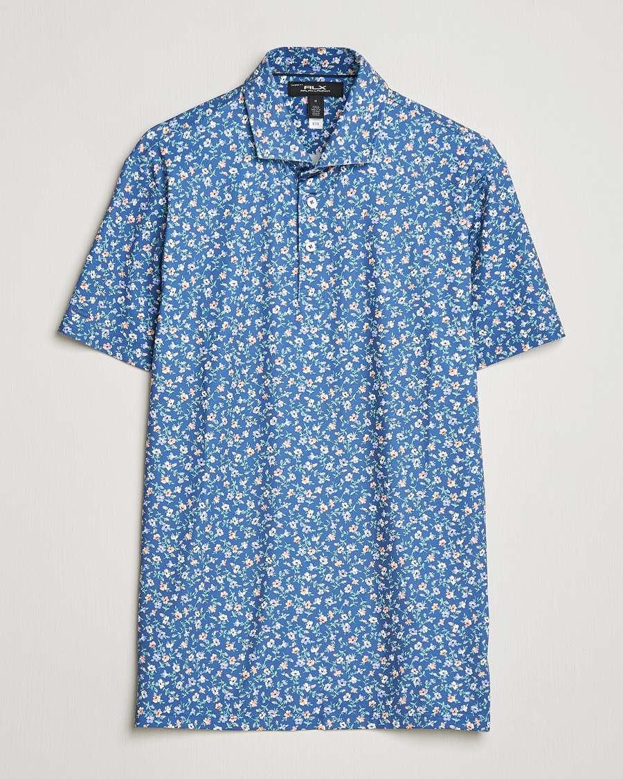 Herr | Pikéer | RLX Ralph Lauren | Airflow Polo Printed Old Royal Mini Floral
