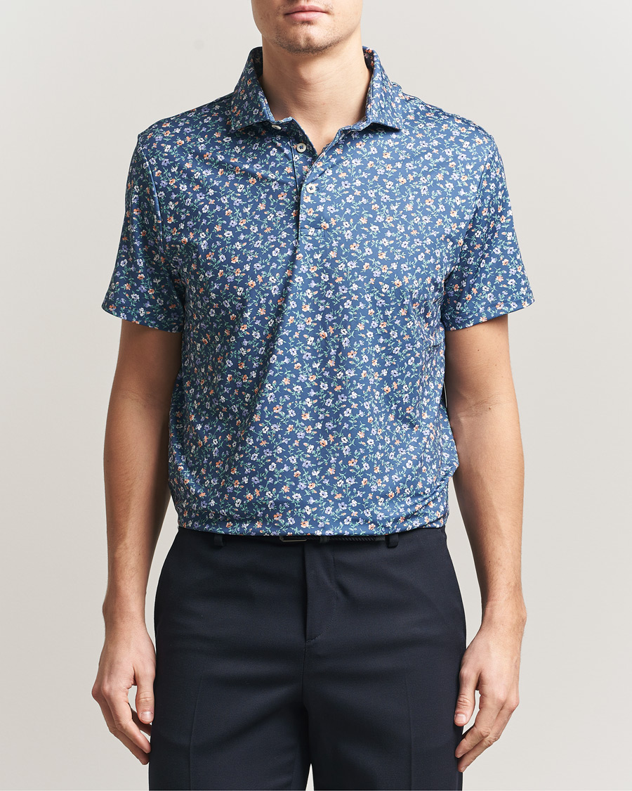 Herr | Pikéer | RLX Ralph Lauren | Airflow Polo Printed Old Royal Mini Floral