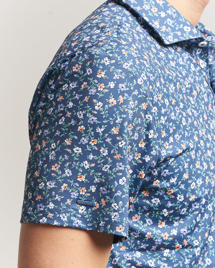 Herr | Pikéer | RLX Ralph Lauren | Airflow Polo Printed Old Royal Mini Floral