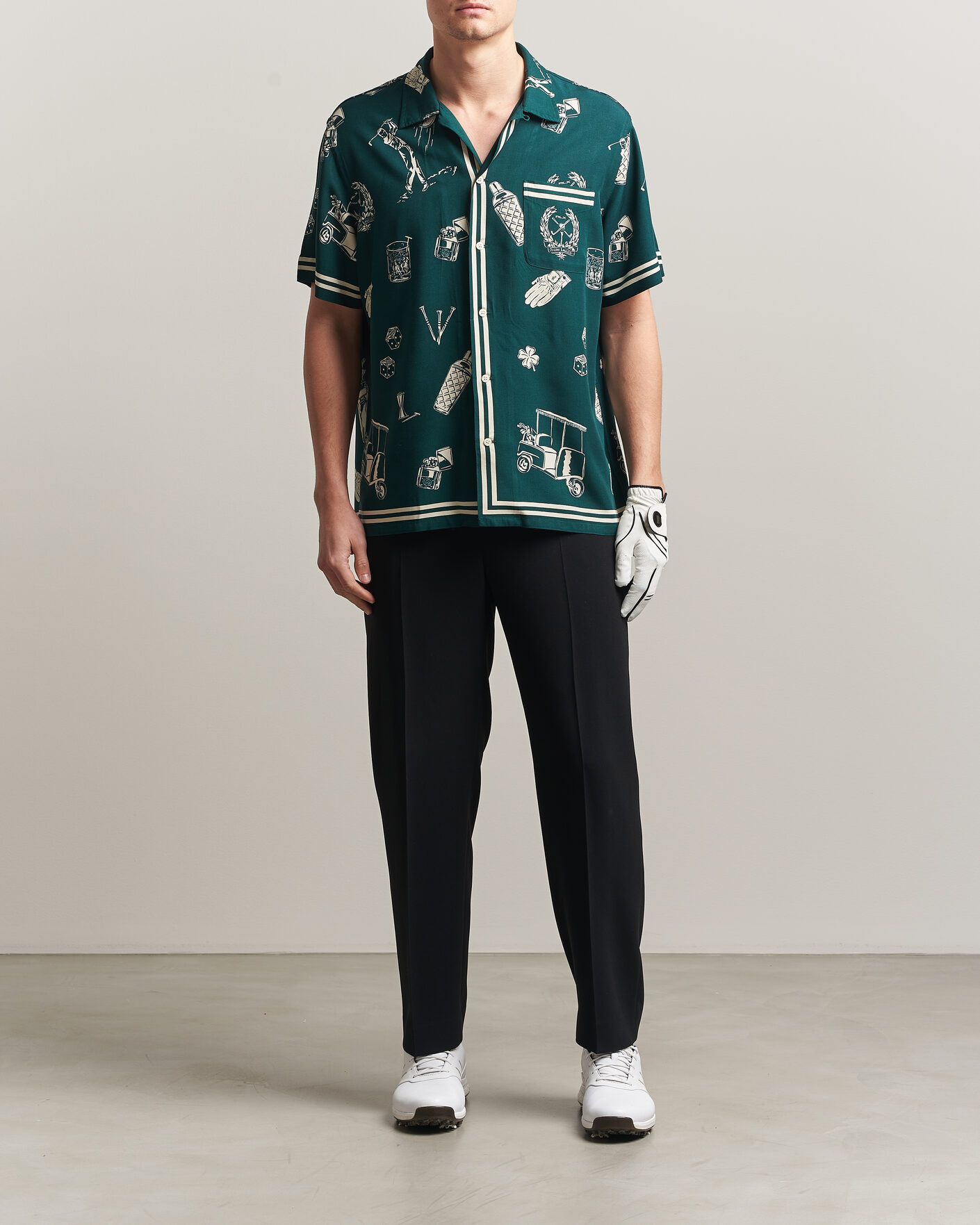 Herr | Skjortor | RLX Ralph Lauren | Short Sleeve Golf Shirt Par-Tee on the Greens
