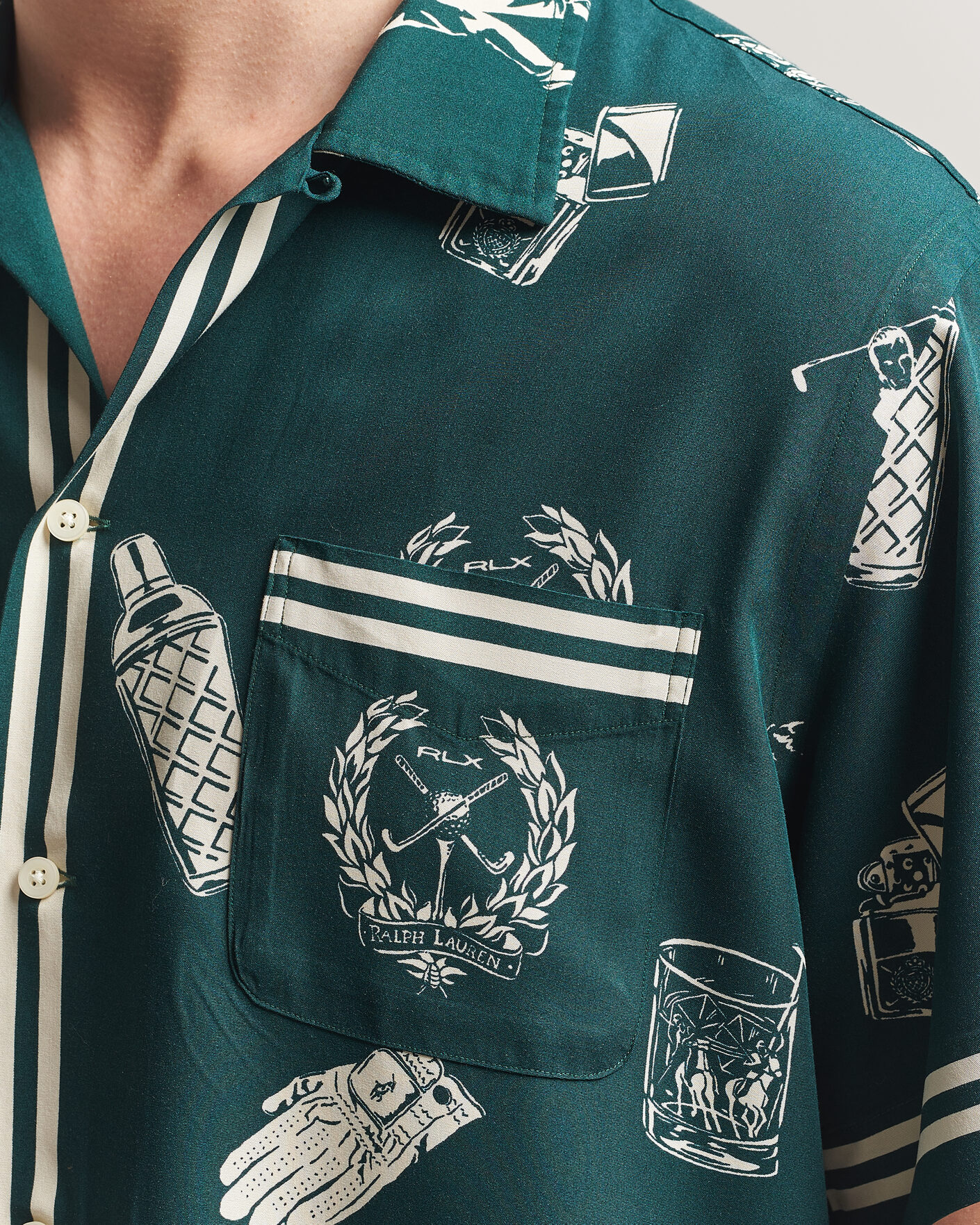 Herr | Skjortor | RLX Ralph Lauren | Short Sleeve Golf Shirt Par-Tee on the Greens