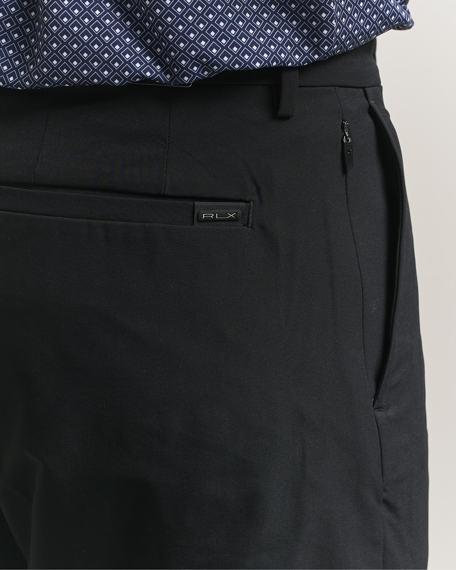 Herr | Shorts | RLX Ralph Lauren | Flat Front Golf Shorts Polo Black