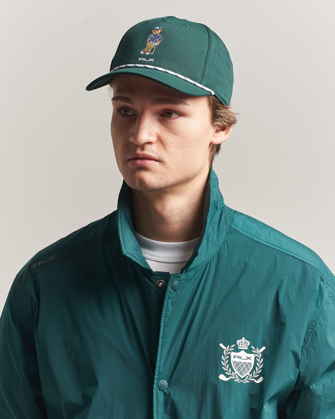 Herr | Hattar & kepsar | RLX Ralph Lauren | Cocktail Bear Cap Moss Agate