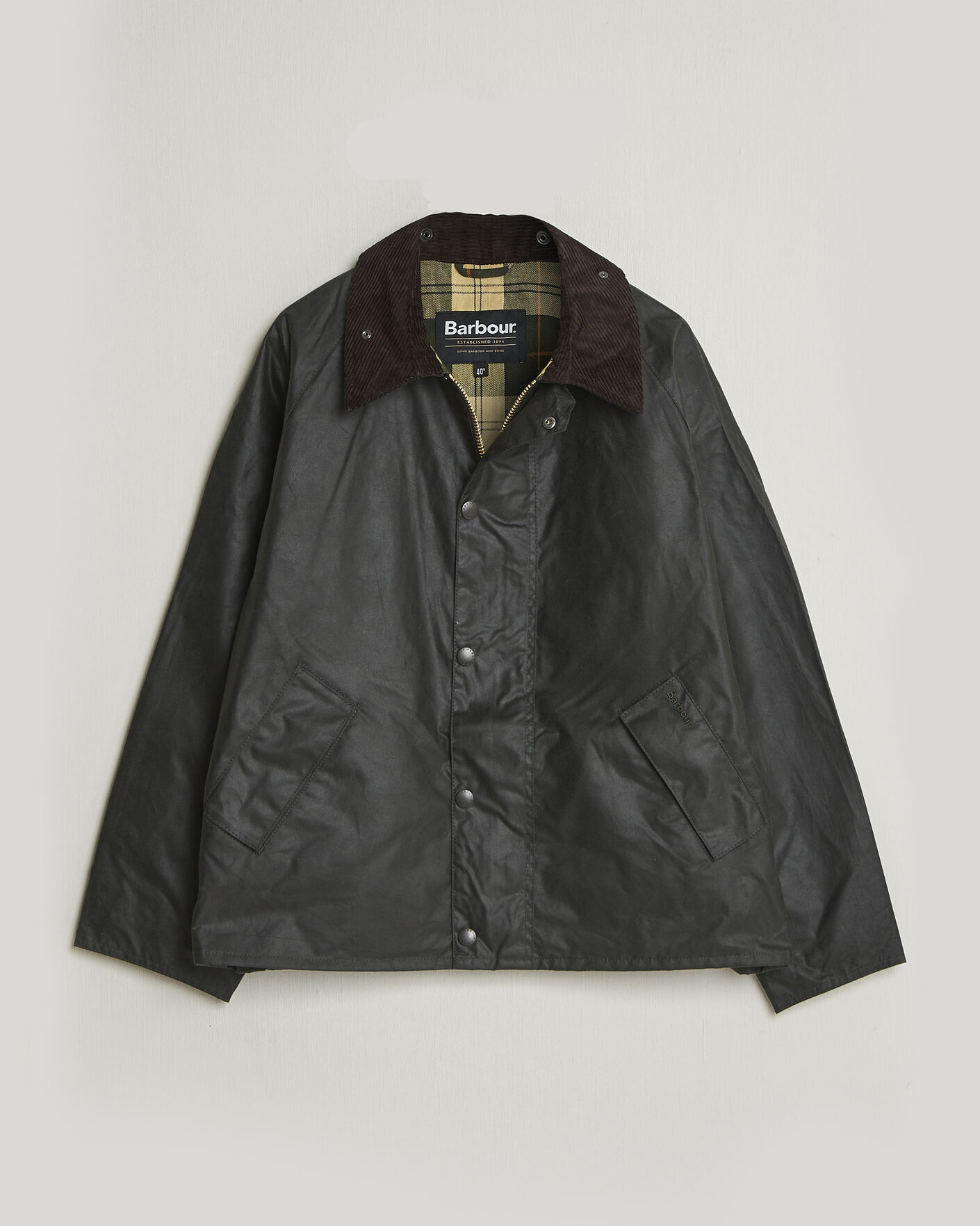 Herr | Jackor | Barbour Heritage | Oversize Transport Wax Jacket Sage