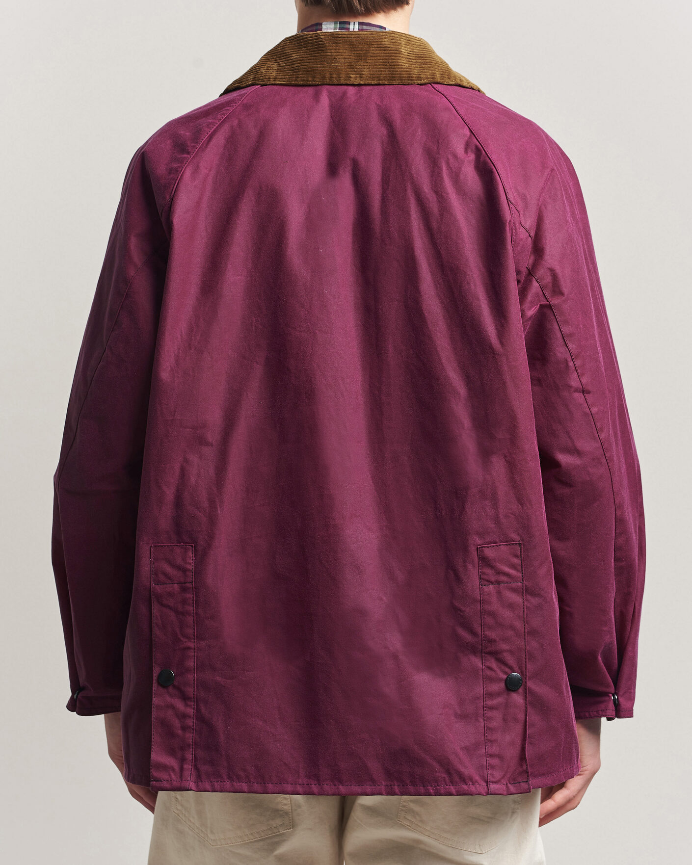 Herr | Jackor | Barbour Heritage | Oversize Bedale Wax Jacket Wine
