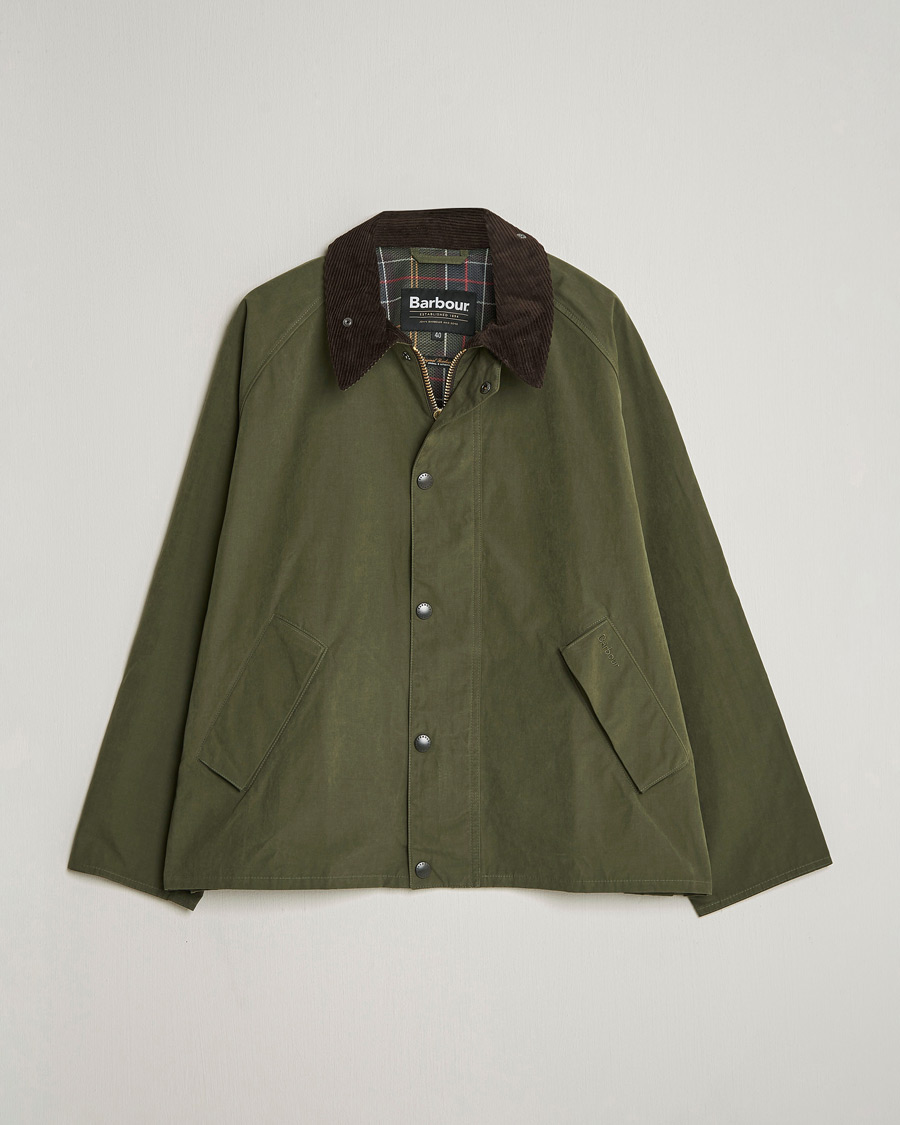Herr | Jackor | Barbour Heritage | Oversize Transporter Casual Jacket Sage