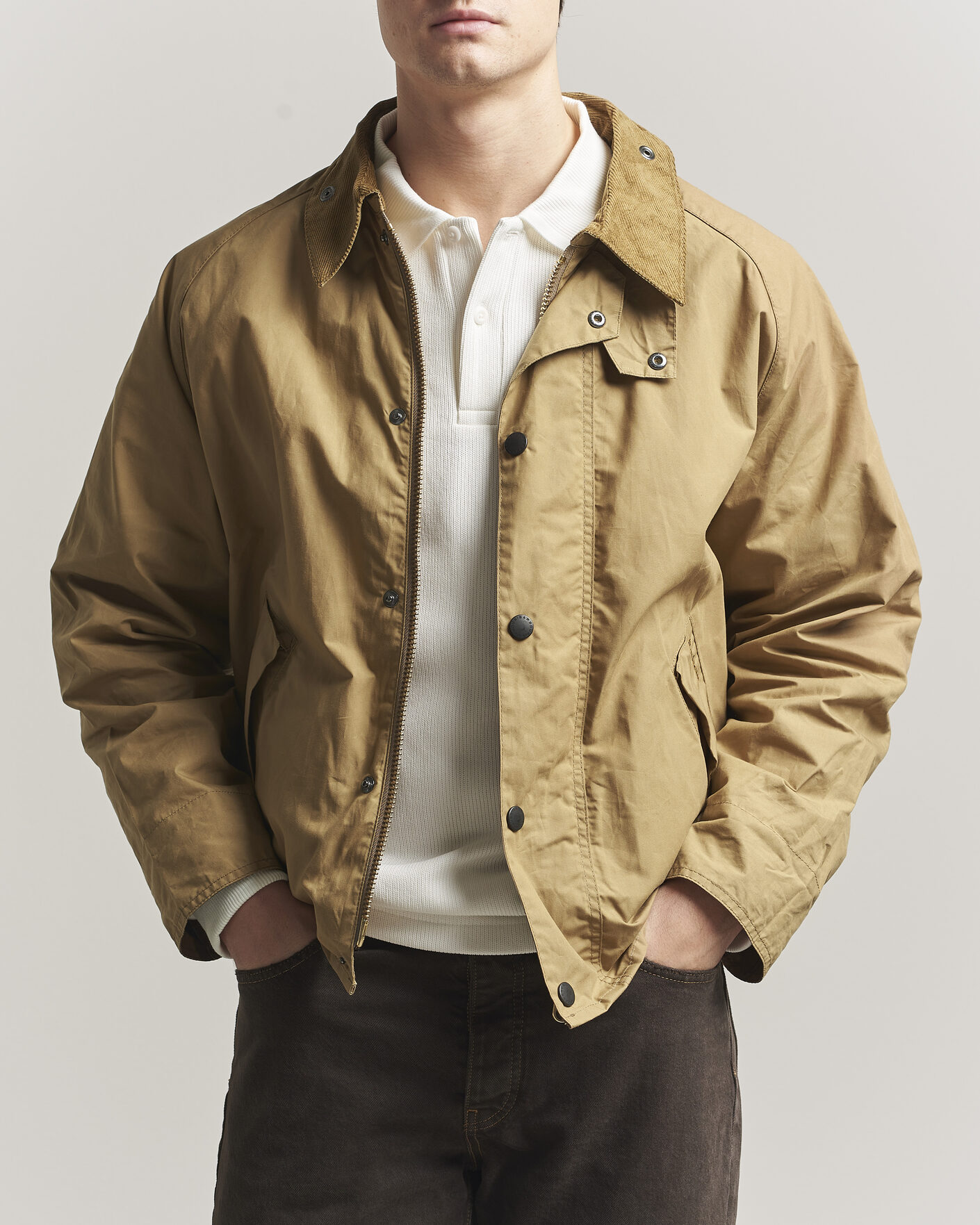 Herr | Jackor | Barbour Heritage | Oversize Transporter Casual Jacket Golden Khaki