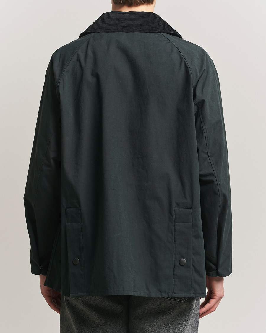 Herr | Jackor | Barbour Heritage | Oversized Peached Bedale Jacket Black
