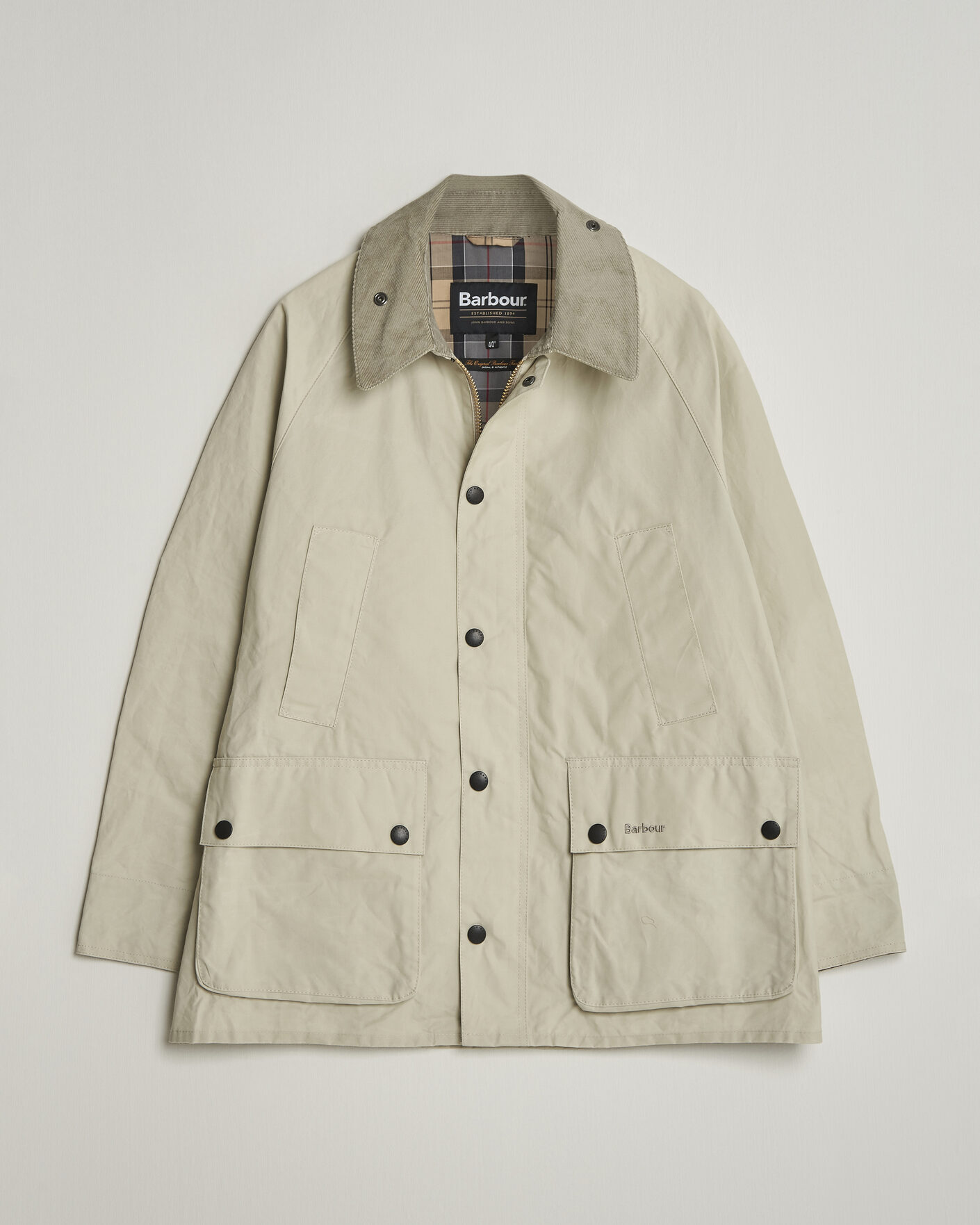Herr | Jackor | Barbour Heritage | Oversized Bedale Cotton Jacket Clay