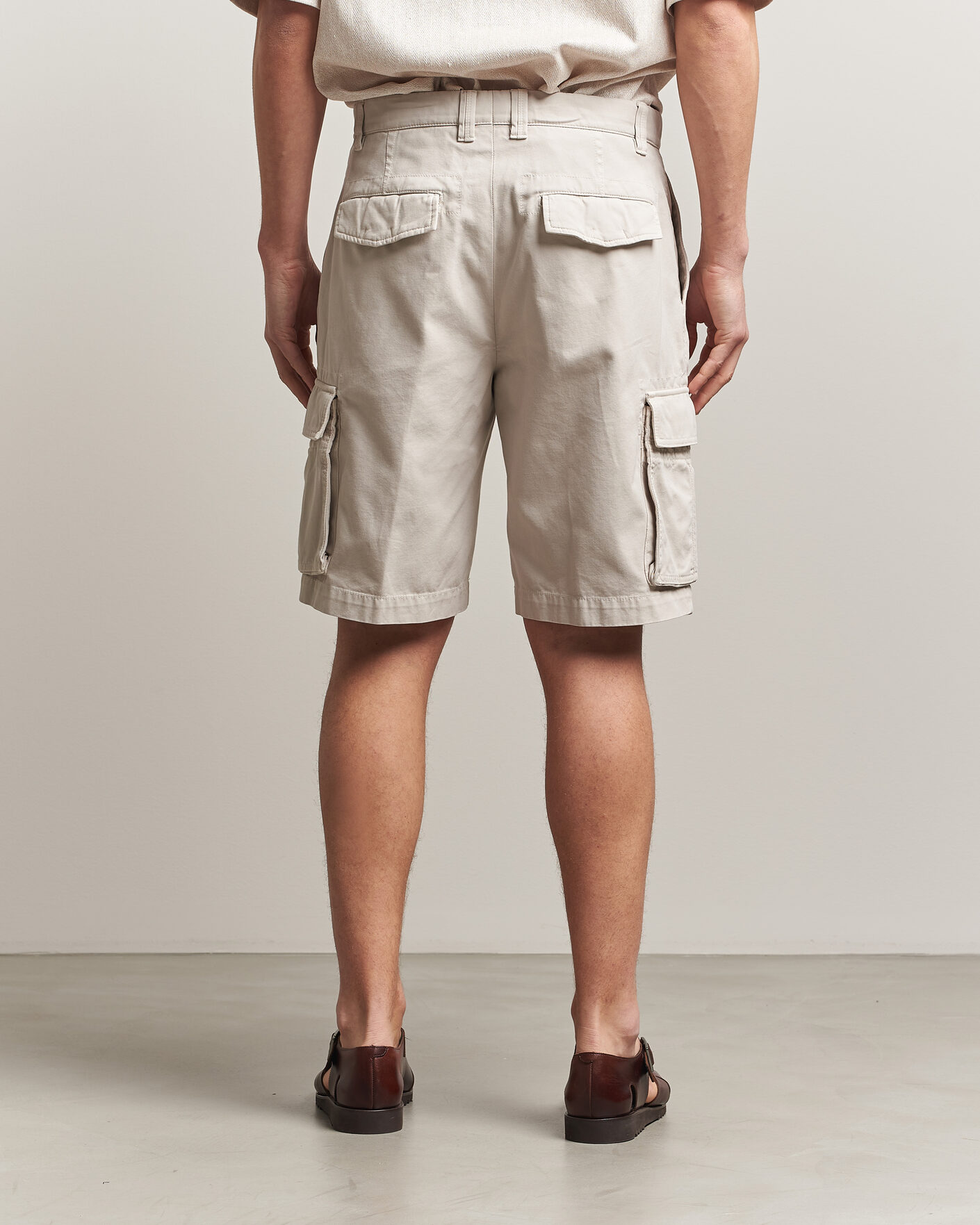 Herr | Shorts | Brunello Cucinelli | Cotton Cargo Shorts Light Beige