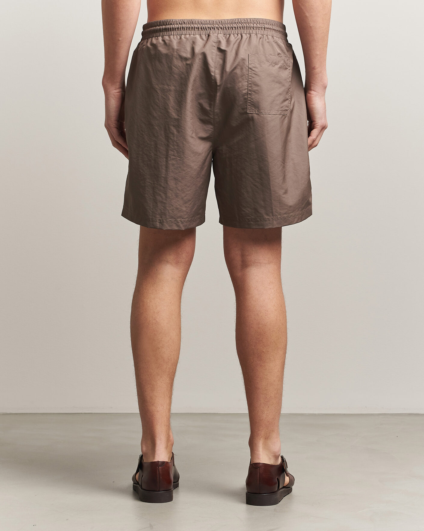 Herr | Badbyxor | Brunello Cucinelli | Nylon Swim Trunks Brown