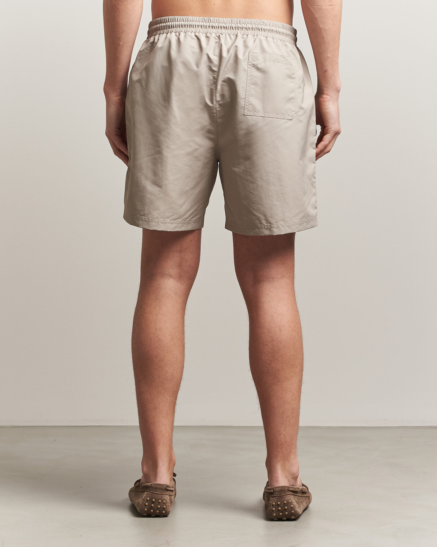 Herr | Badbyxor | Brunello Cucinelli | Nylon Swim Trunks Beige