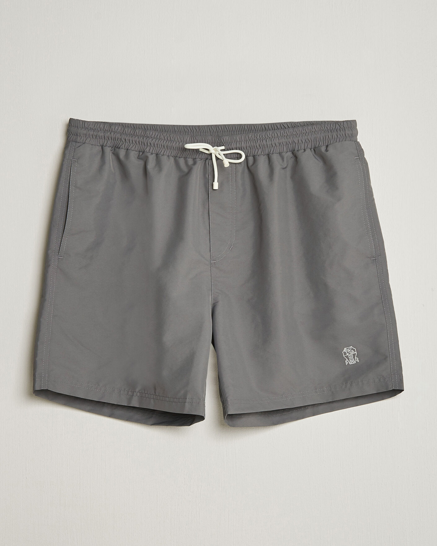 Herr | Badbyxor | Brunello Cucinelli | Nylon Swim Trunks Grey