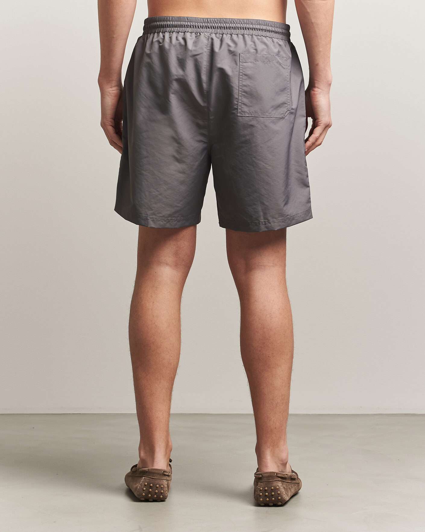 Herr | Badbyxor | Brunello Cucinelli | Nylon Swim Trunks Grey