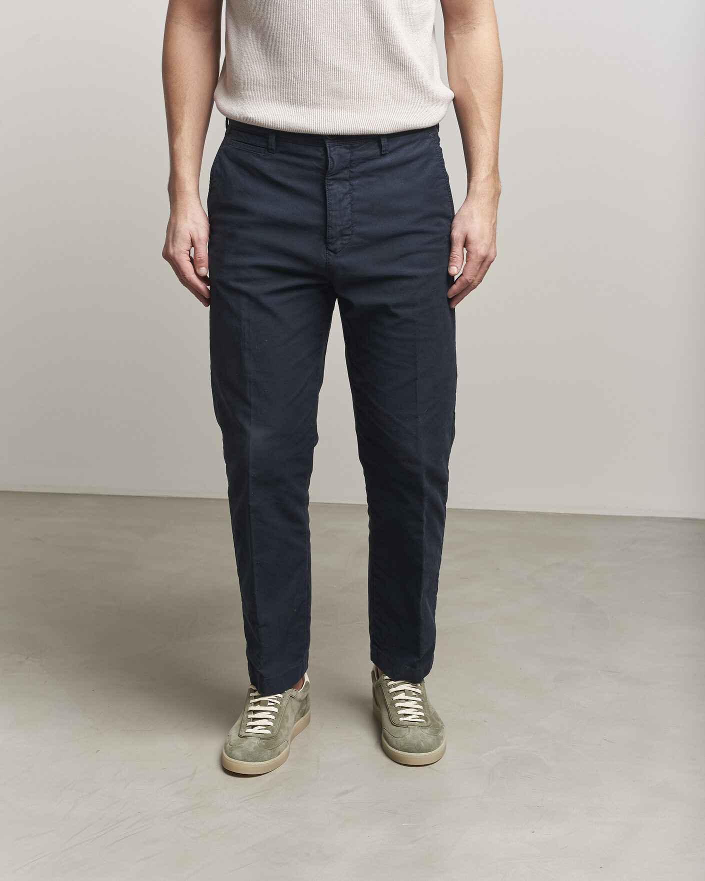 Herr | Sneakers | Brunello Cucinelli | Low Top Sneakers Olive Suede