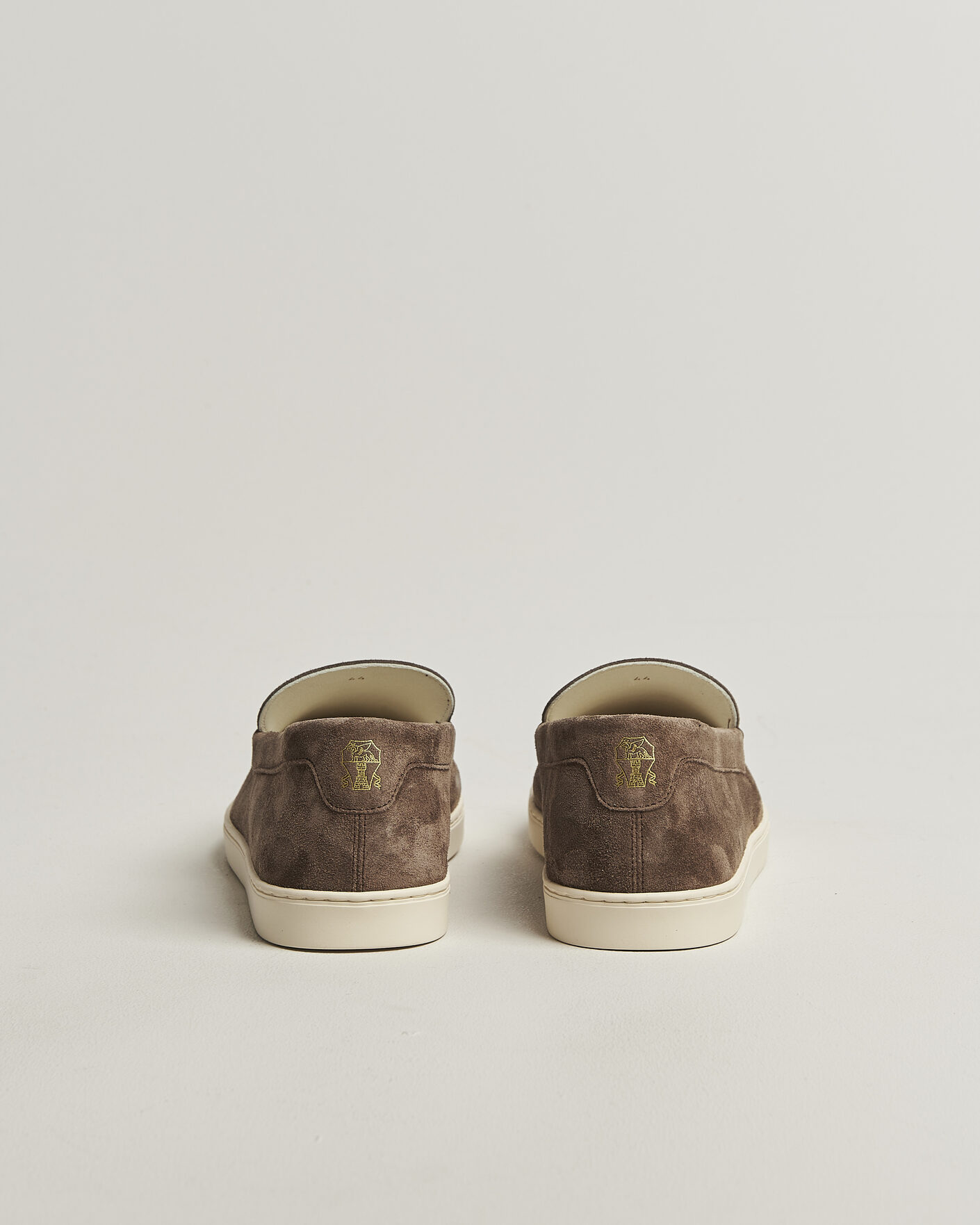 Herr | Loafers | Brunello Cucinelli | Moccasin Shoes Dark Brown Suede