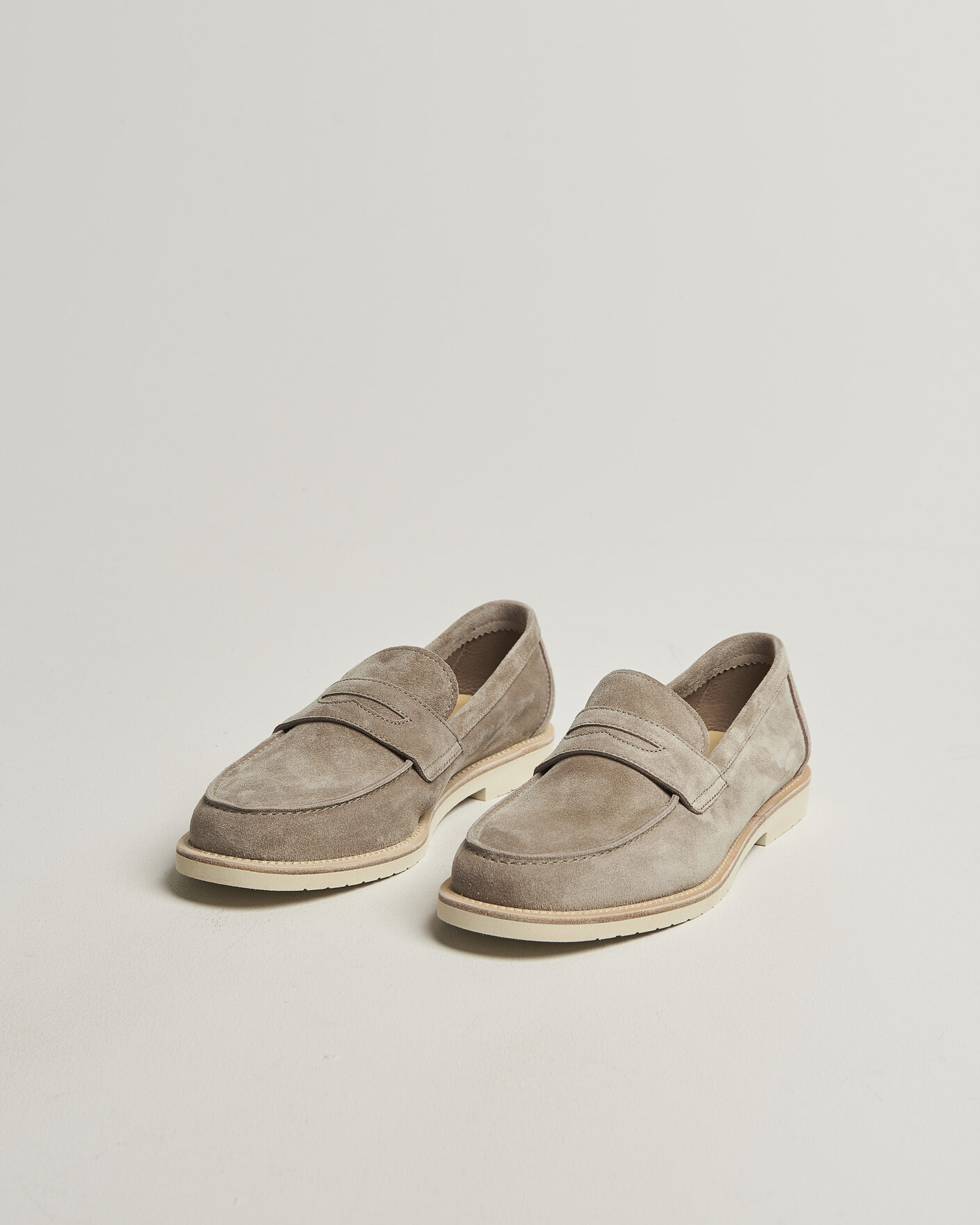 Herr | Loafers | Brunello Cucinelli | Light Penny Loafers Beige Suede