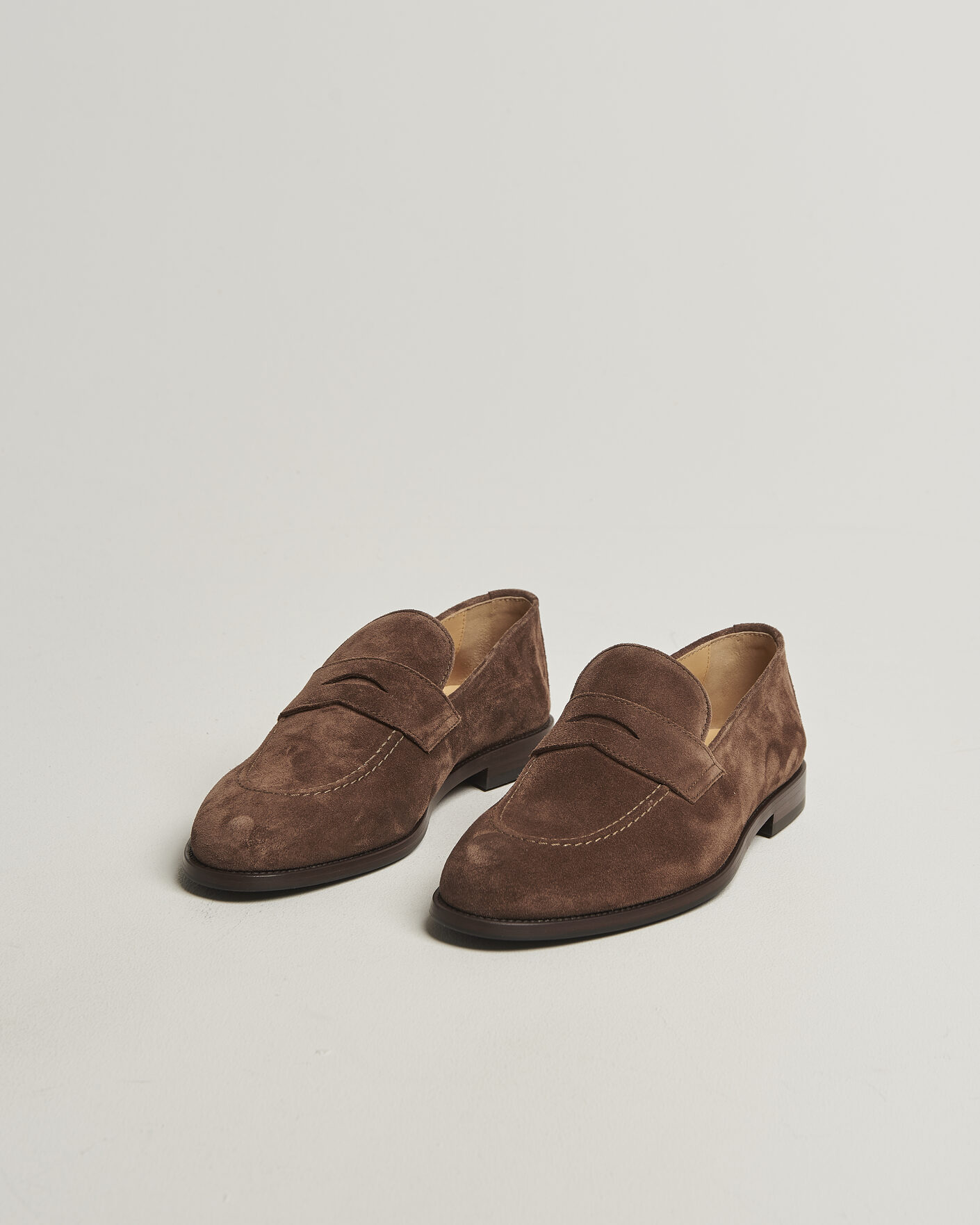 Herr | Loafers | Brunello Cucinelli | Penny Loafers Brown Suede