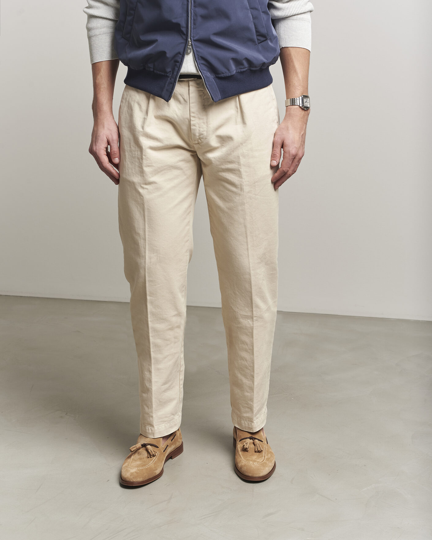 Herr | Loafers | Brunello Cucinelli | Tassel Loafers Siena Brown Suede