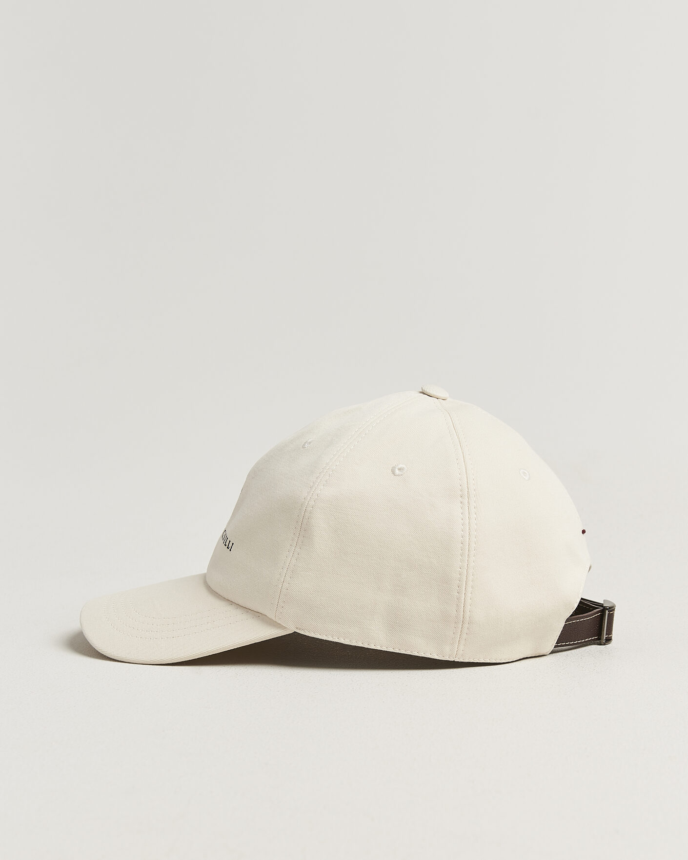 Herr | Hattar & kepsar | Brunello Cucinelli | Twill Cotton Baseball Cap Off White