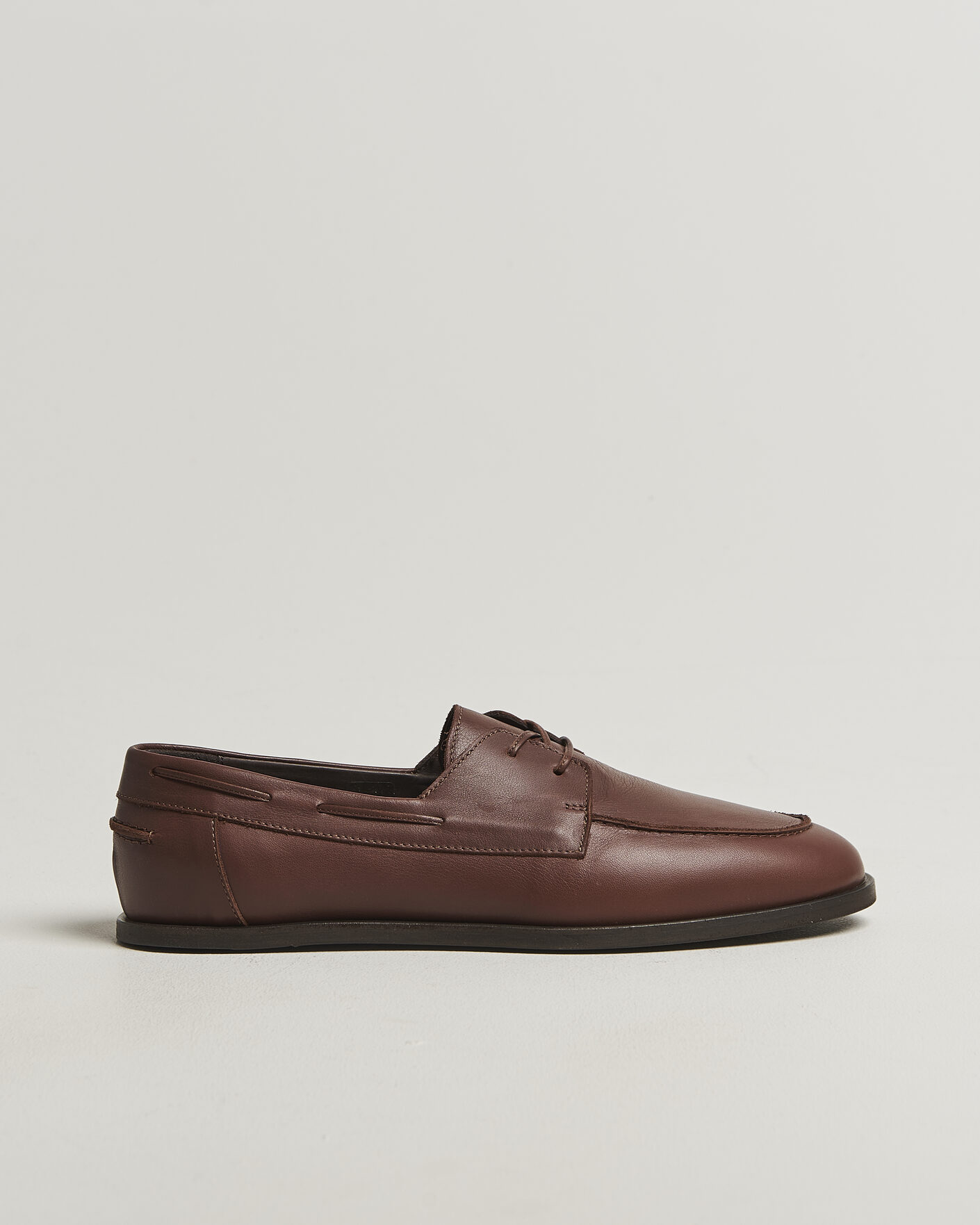 Herr | Seglarskor | Lardini | Orfeo Leather Boat Shoe Brown
