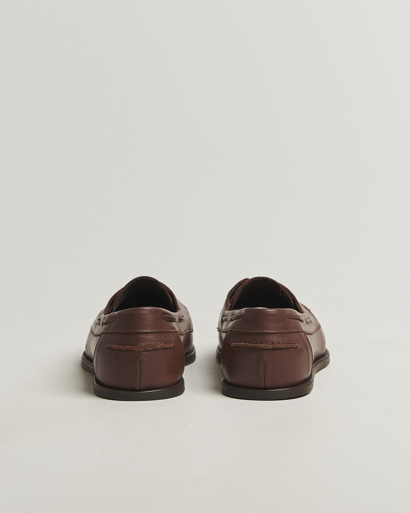 Herr | Seglarskor | Lardini | Orfeo Leather Boat Shoe Brown