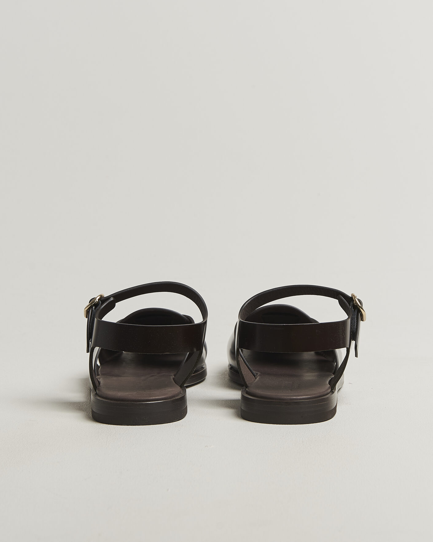 Herr | Sandaler & Tofflor | Lardini | Marcel Leather Sandal Dark Brown