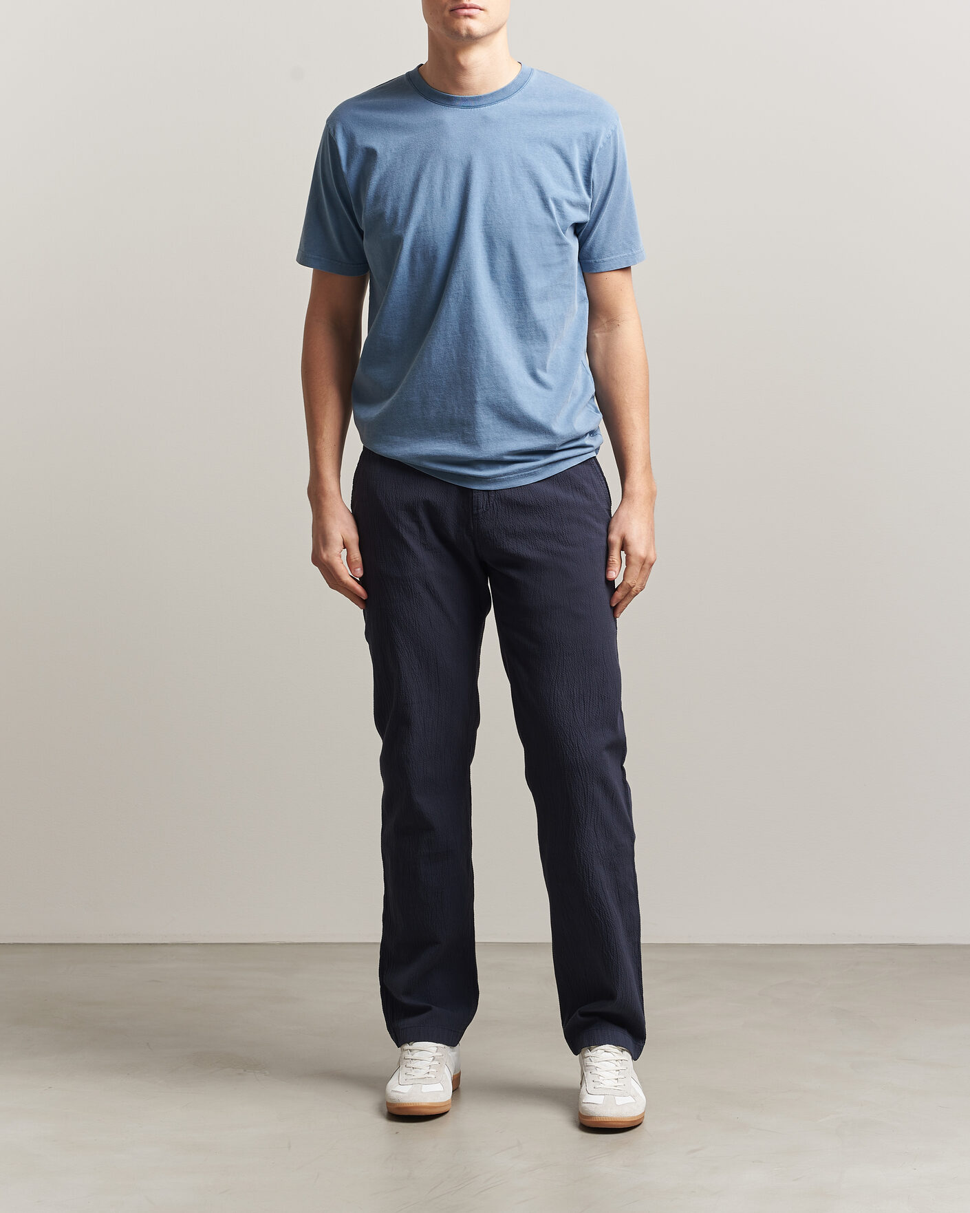 Herr | T-Shirts | Colorful Standard | Classic Organic T-Shirt Faded Indigo