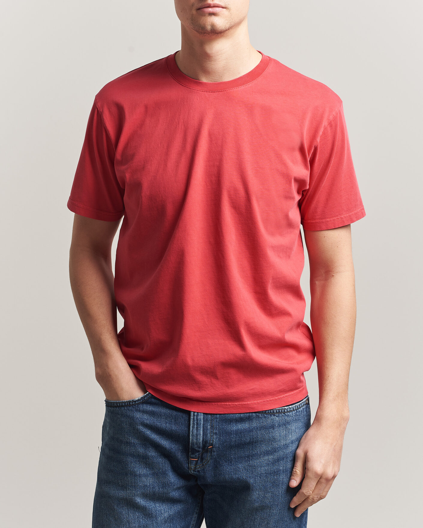 Herr | T-Shirts | Colorful Standard | Classic Organic T-Shirt Faded Red