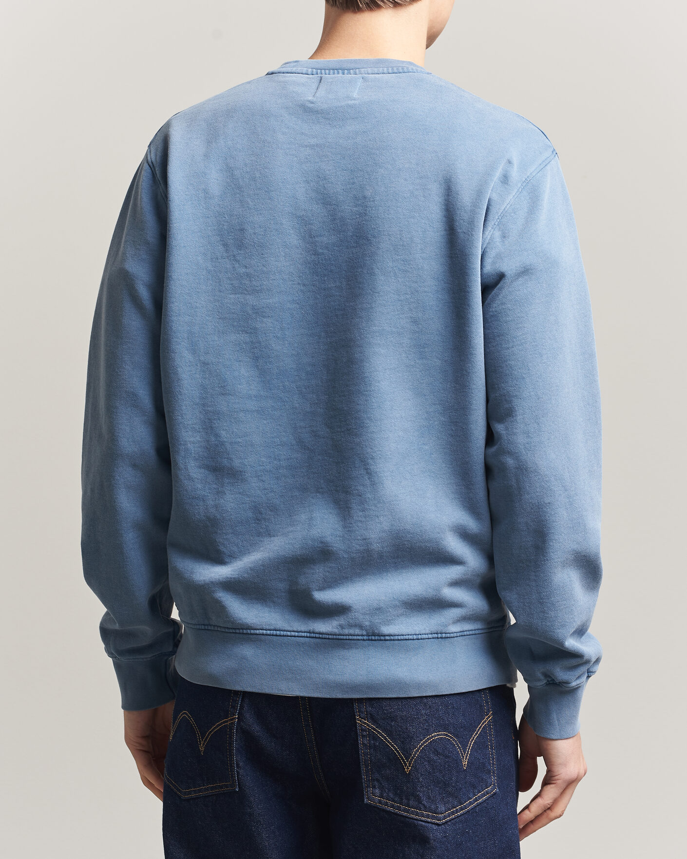 Herr | Tröjor | Colorful Standard | Classic Organic Crew Neck Sweat Faded Indigo