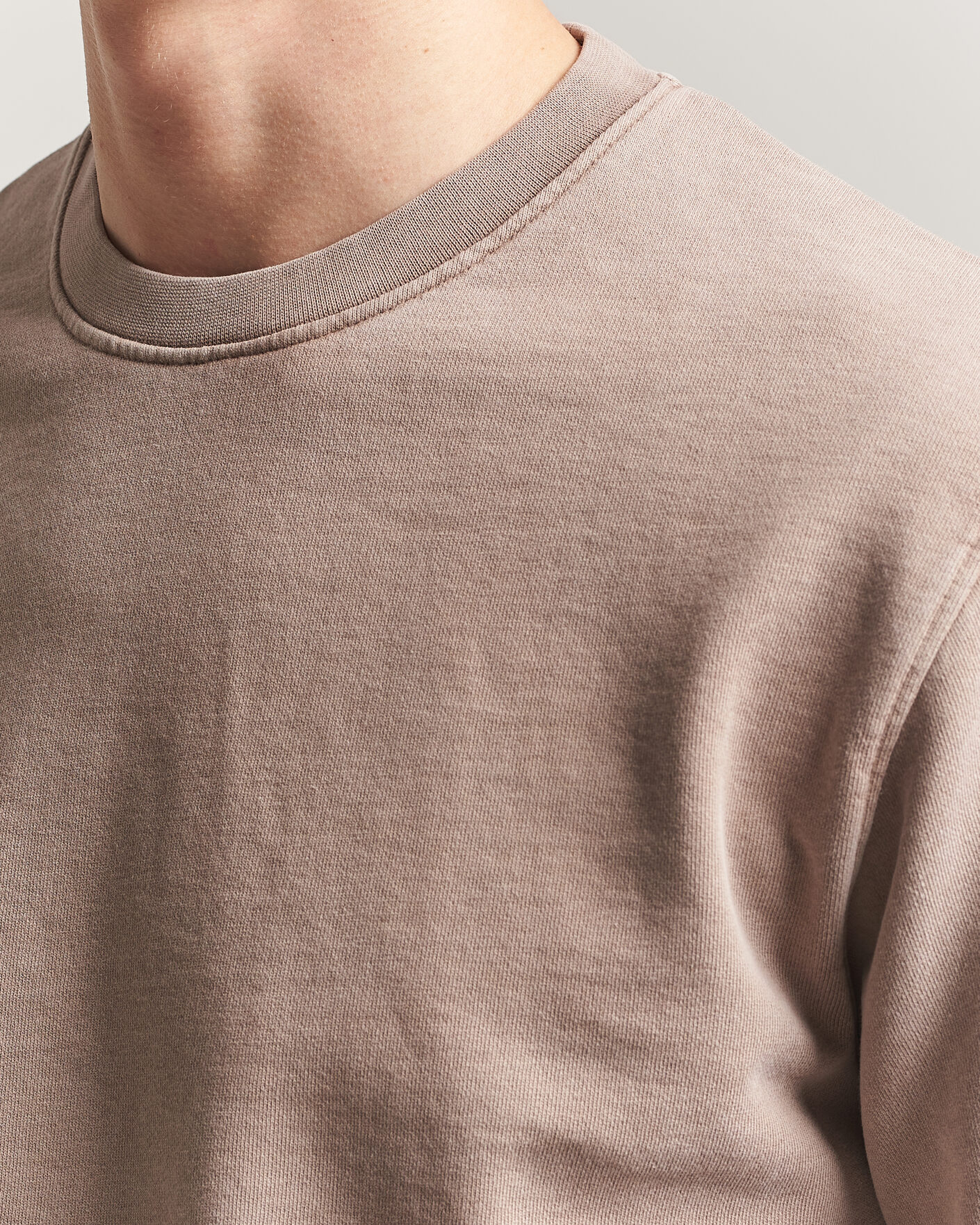 Herr | Tröjor | Colorful Standard | Classic Organic Crew Neck Sweat Faded Khaki