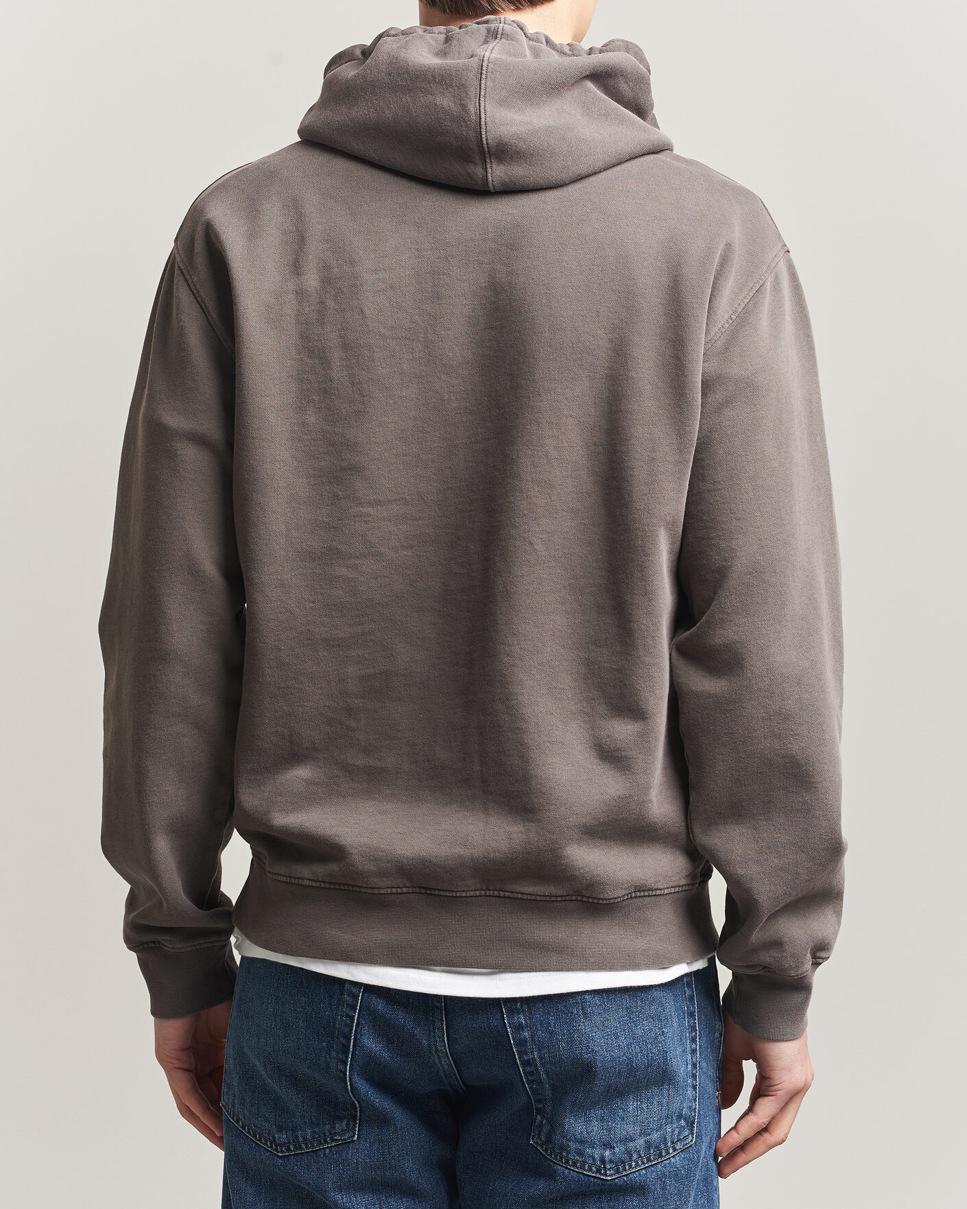 Herr | Tröjor | Colorful Standard | Classic Organic Hood Fade Mud