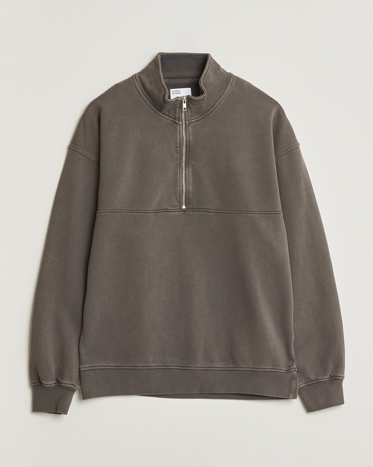 Herr | Tröjor | Colorful Standard | Classic Organic Half-Zip Faded Mud