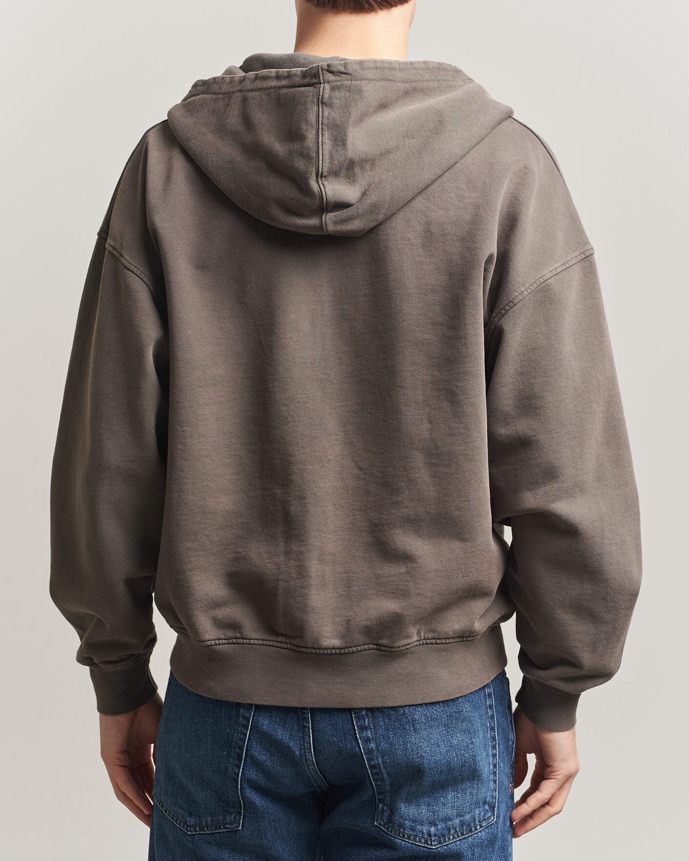 Herr | Tröjor | Colorful Standard | Classic Organic Full Zip Hoodie Faded Mud