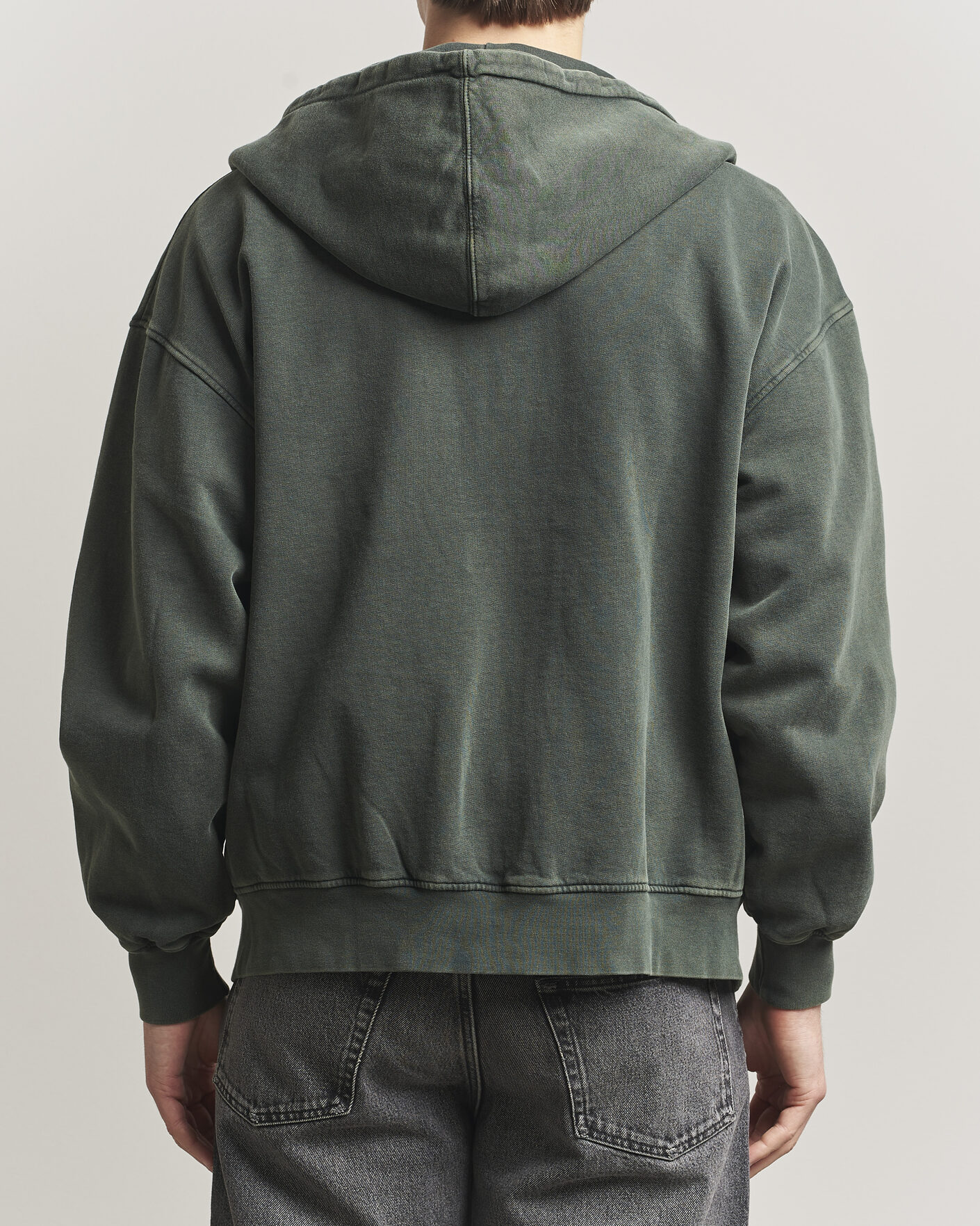 Herr | Tröjor | Colorful Standard | Classic Organic Full Zip Hoodie Midnight Forest