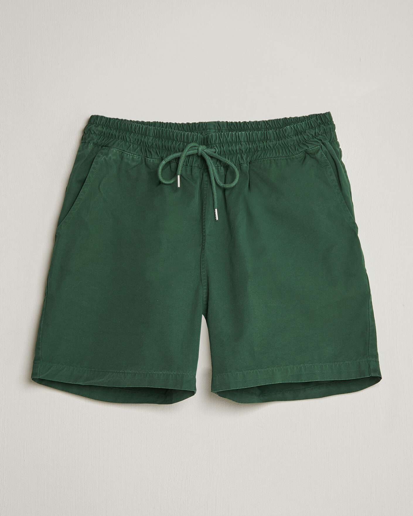 Herr | Shorts | Colorful Standard | Classic Organic Twill Drawstring Shorts Emerald Green