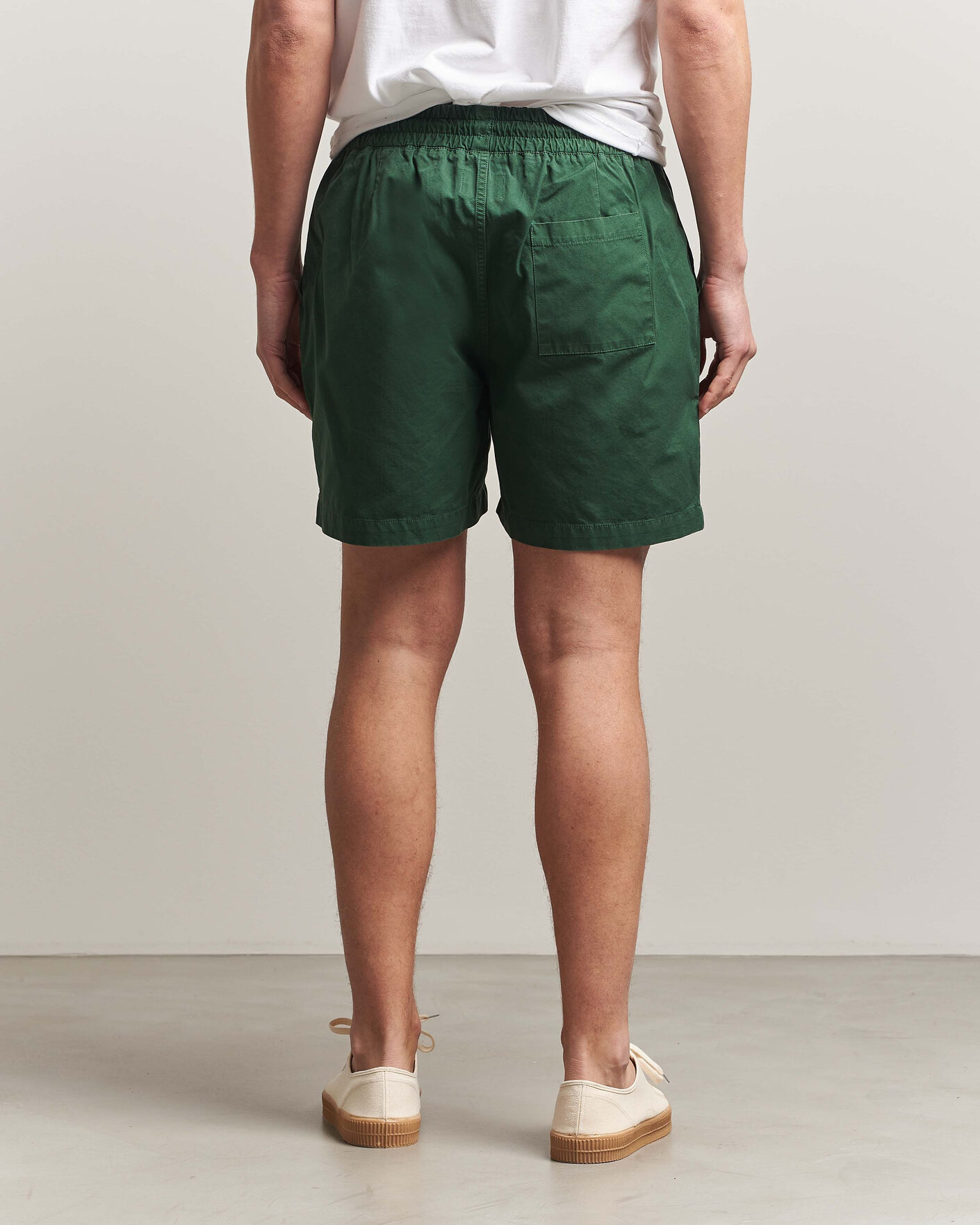 Herr | Shorts | Colorful Standard | Classic Organic Twill Drawstring Shorts Emerald Green
