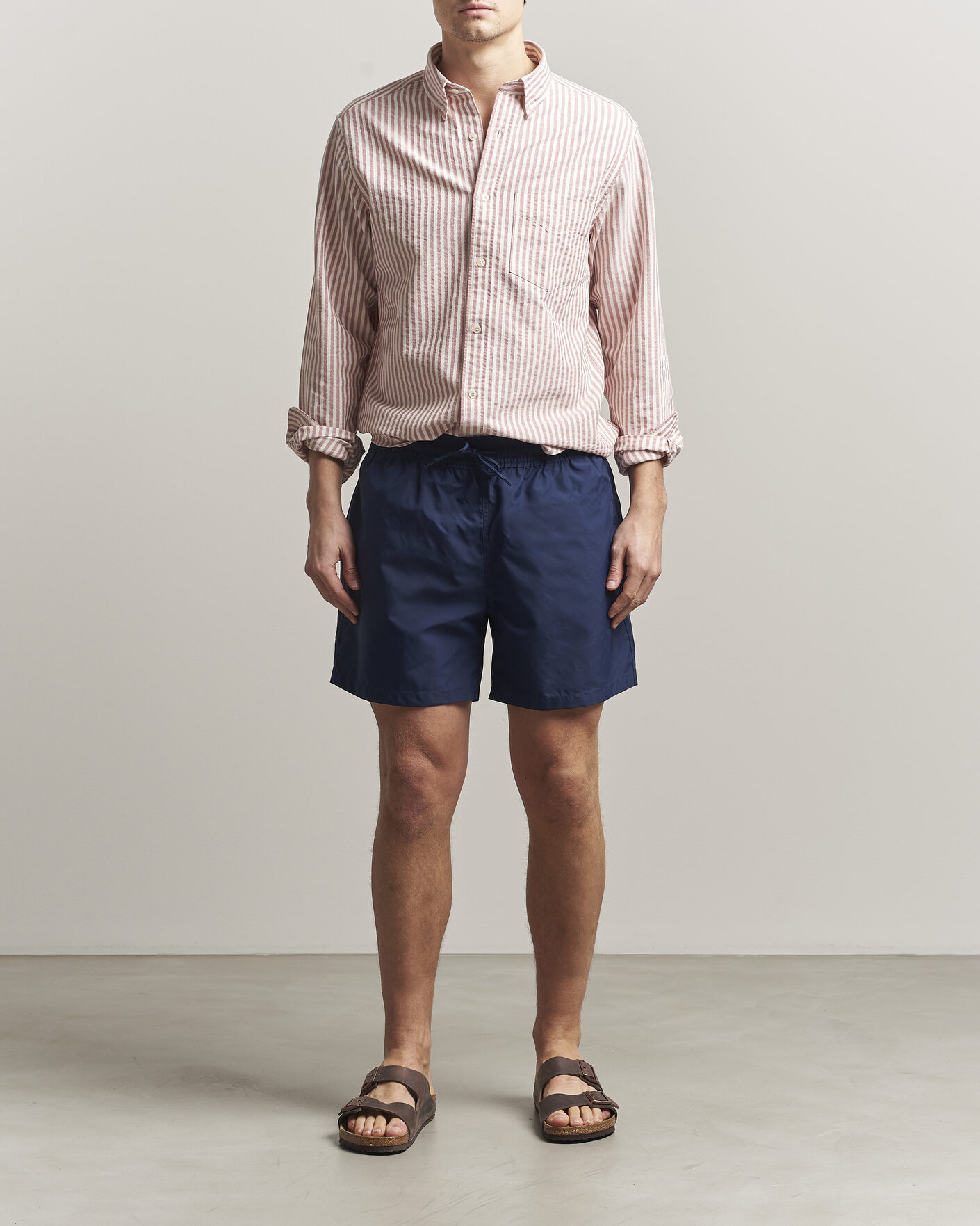 Herr | Badbyxor | Colorful Standard | Classic Organic Swim Shorts Marine Blue