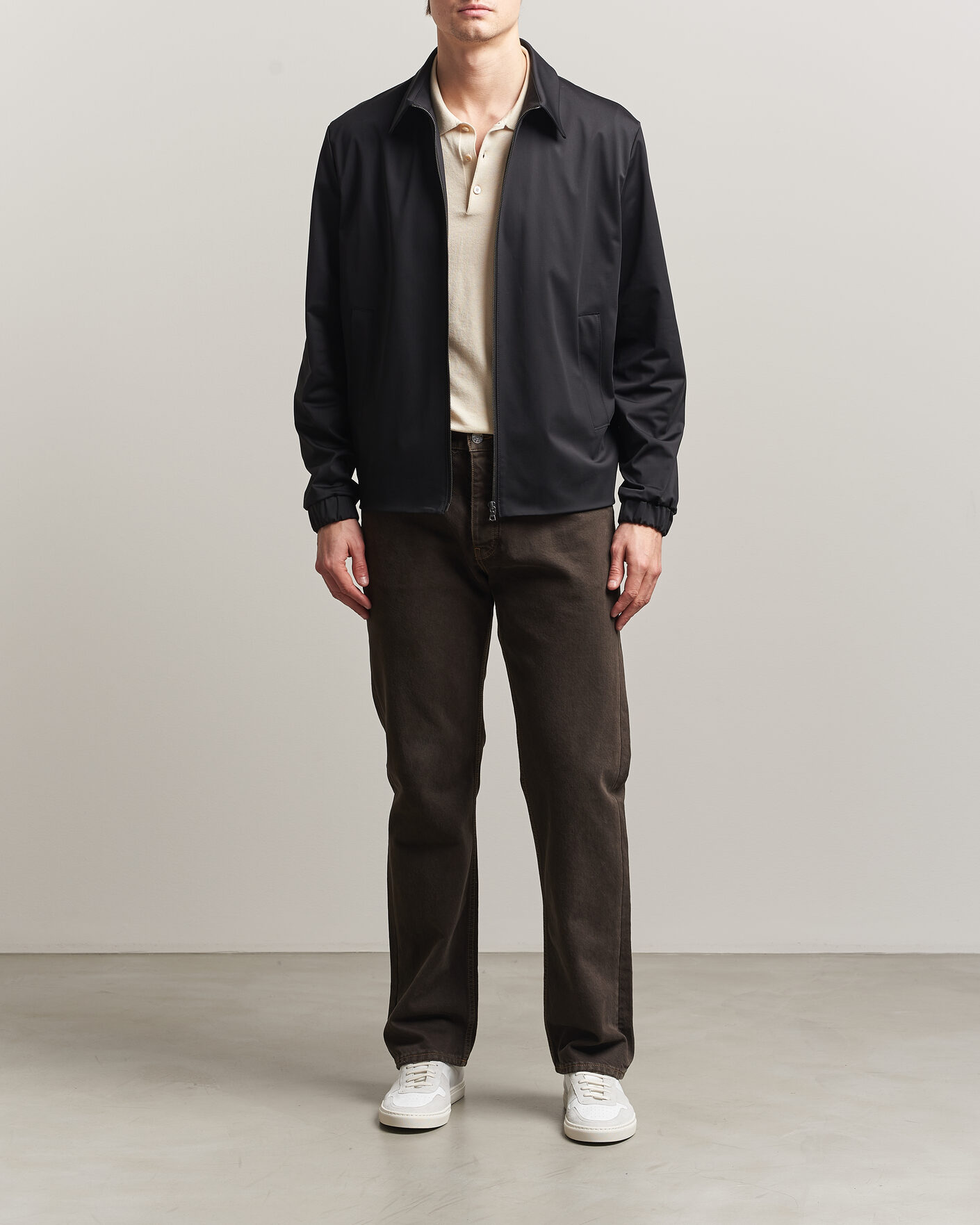 Herr | Jackor | Harris Wharf London | Light Technic Short Jacket Black