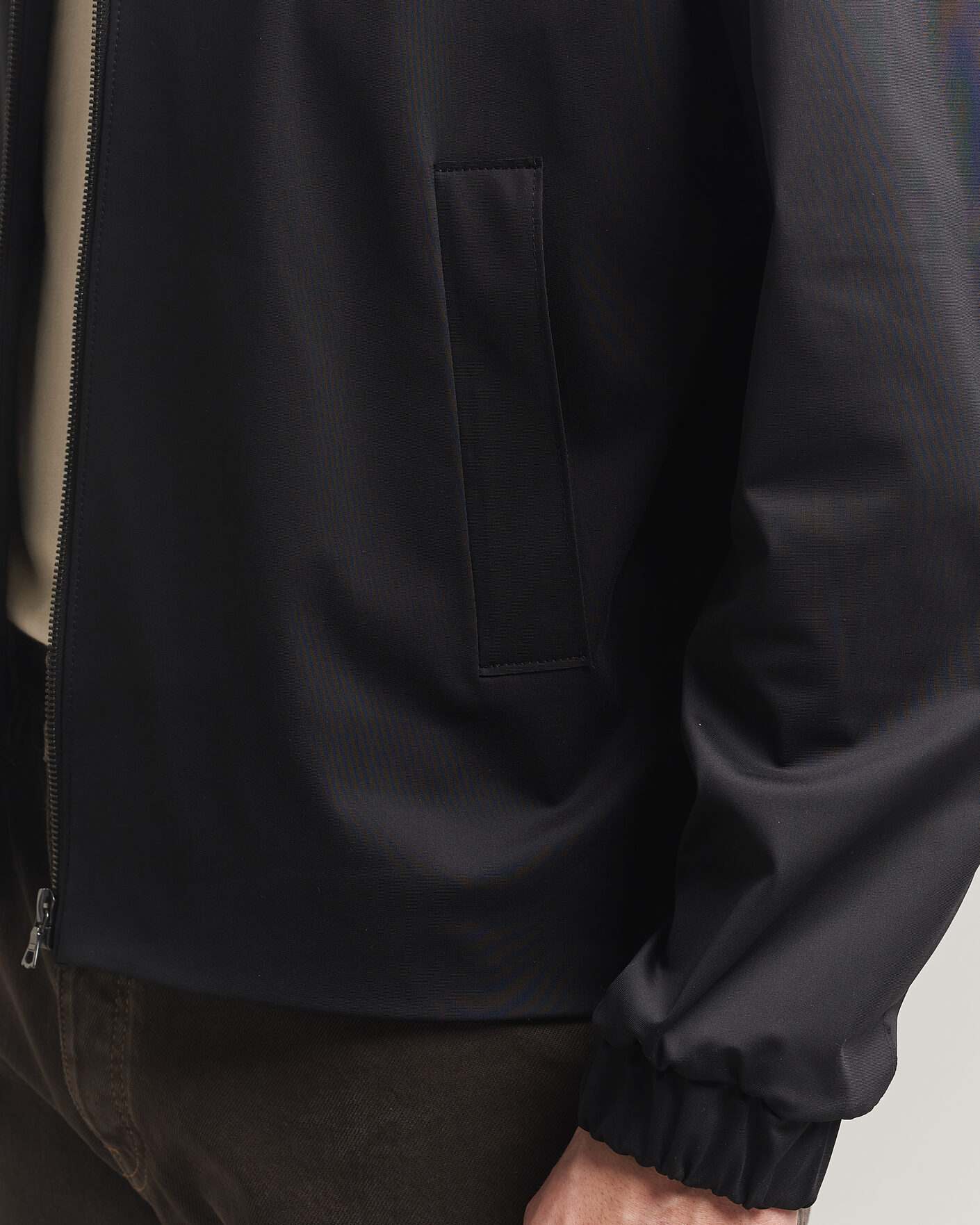 Herr | Jackor | Harris Wharf London | Light Technic Short Jacket Black