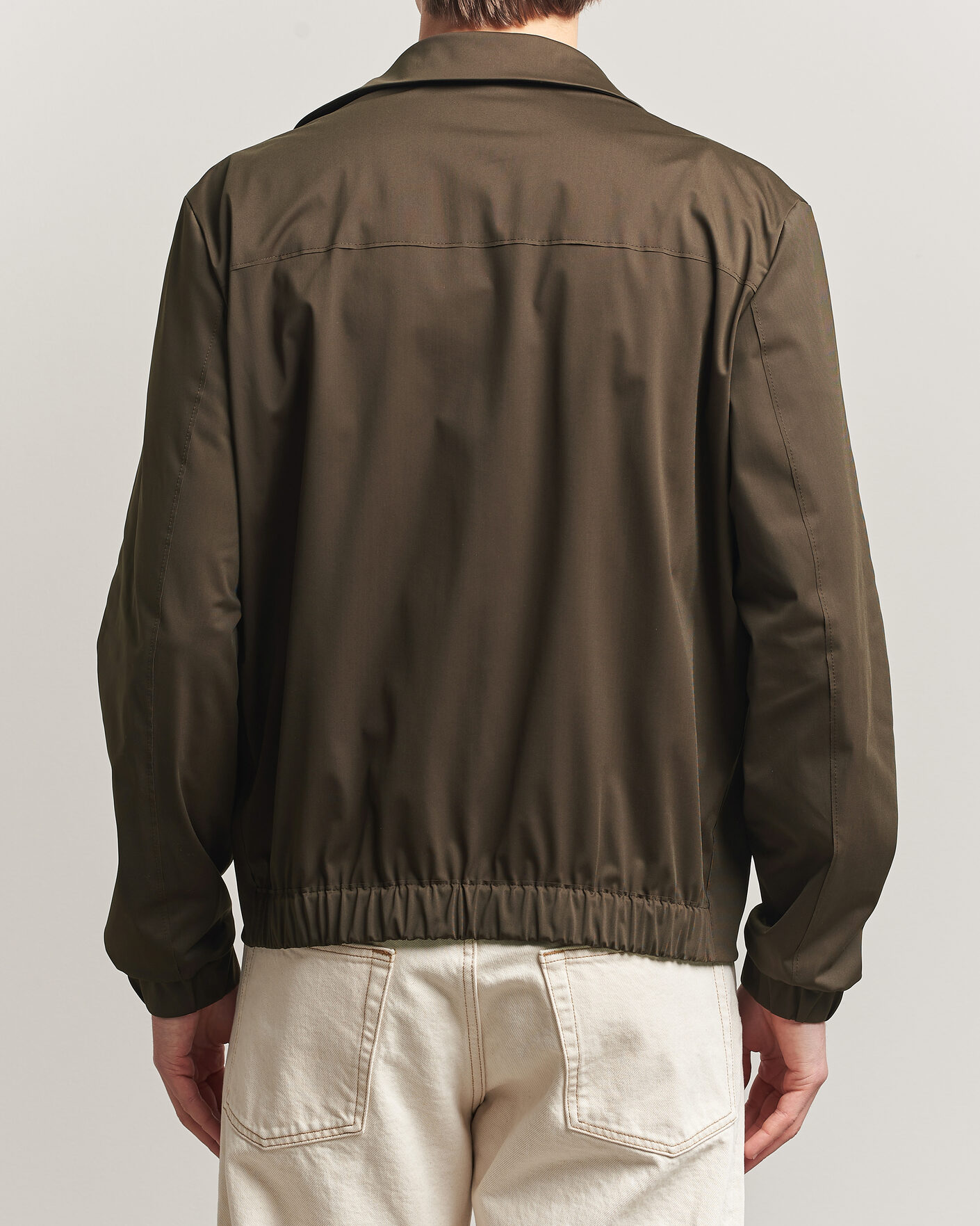 Herr | Jackor | Harris Wharf London | Light Technic Short Jacket Dark Brown