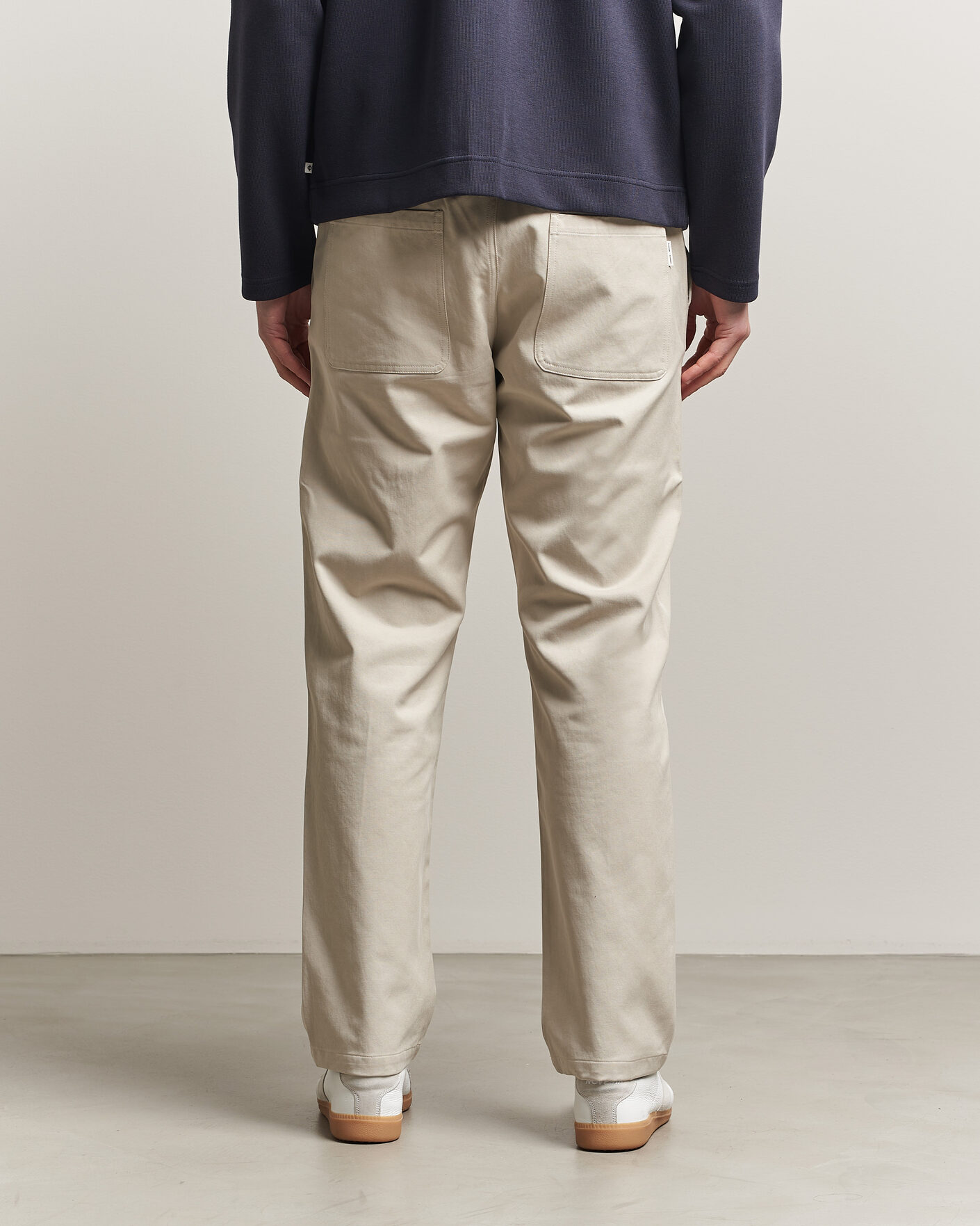 Herr | Byxor | Samsøe Samsøe | Jabari Cotton Drawstring Trousers Moonstruck